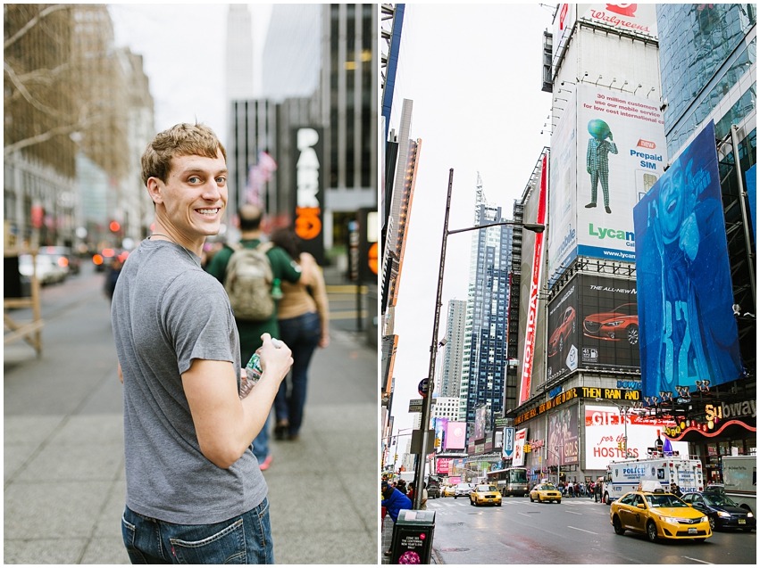 New York City Christmas Tradition Virginia DC Wedding Photographer Times Square