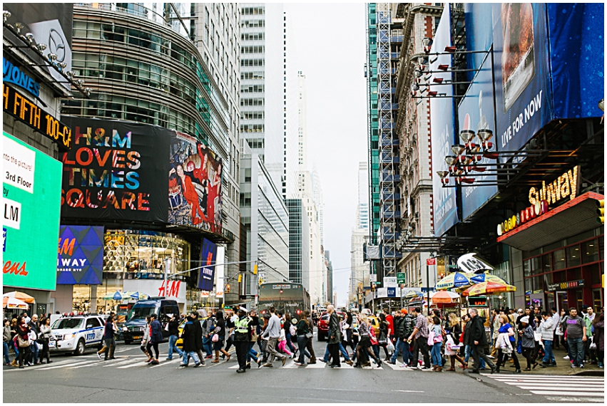 New York City Christmas Tradition Virginia DC Wedding Photographer Times Square