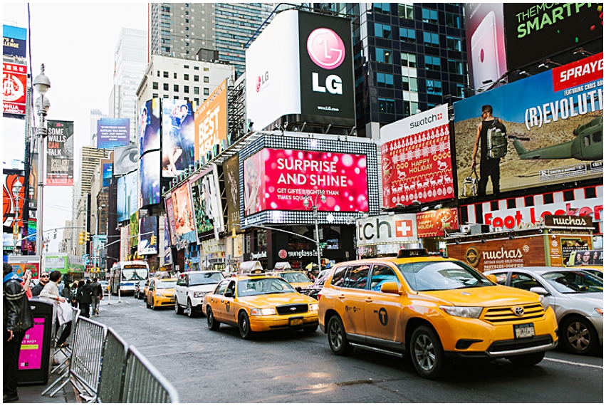 New York City Christmas Tradition Virginia DC Wedding Photographer Times Square