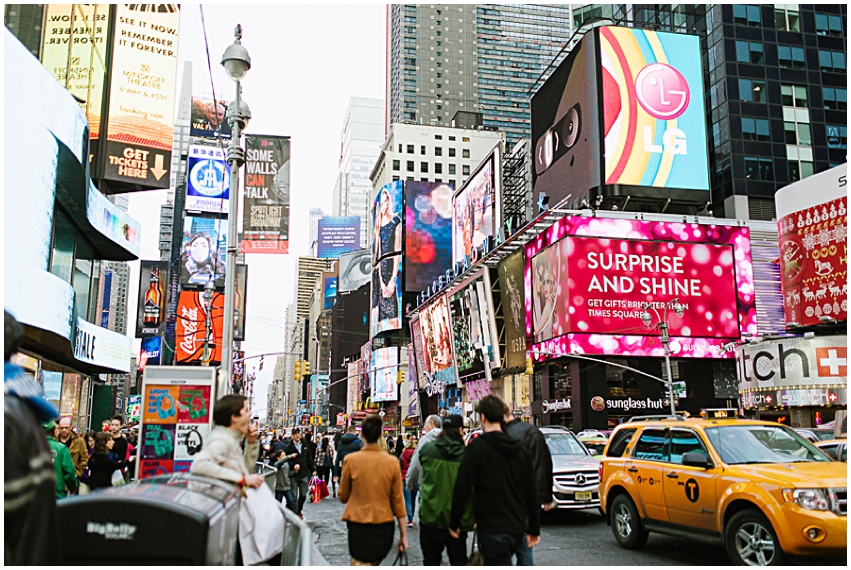 New York City Christmas Tradition Virginia DC Wedding Photographer Times Square