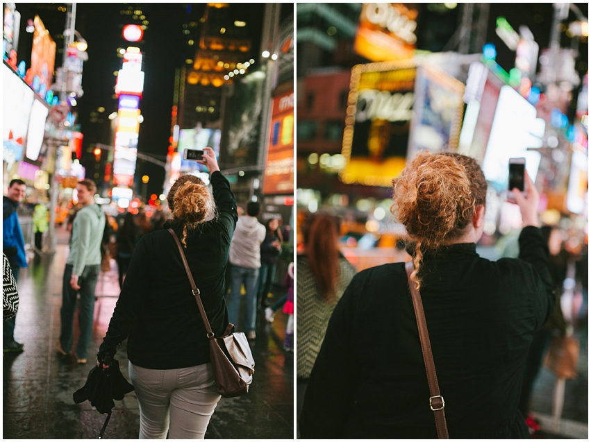 New York City Christmas Tradition Virginia DC Wedding Photographer Times Square