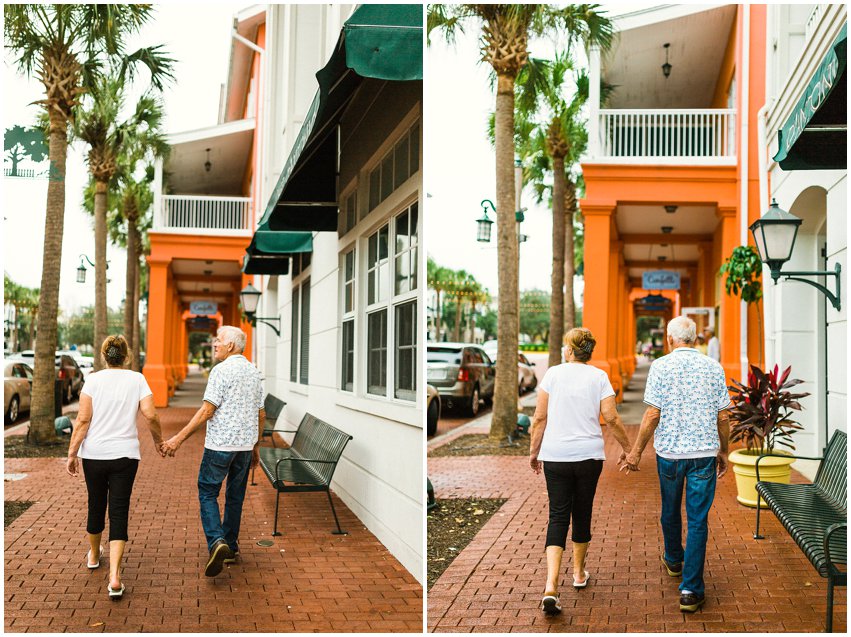 Orlando Florida Vacation Lifestyle Portrait Photographer Disney World Celebration Grandparents