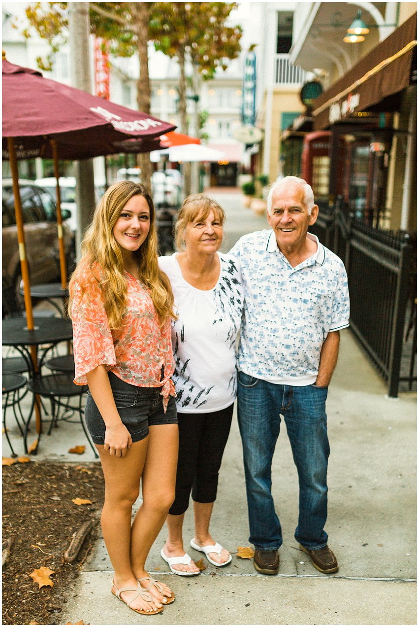 Orlando Florida Vacation Lifestyle Portrait Photographer Disney World Celebration Grandparents