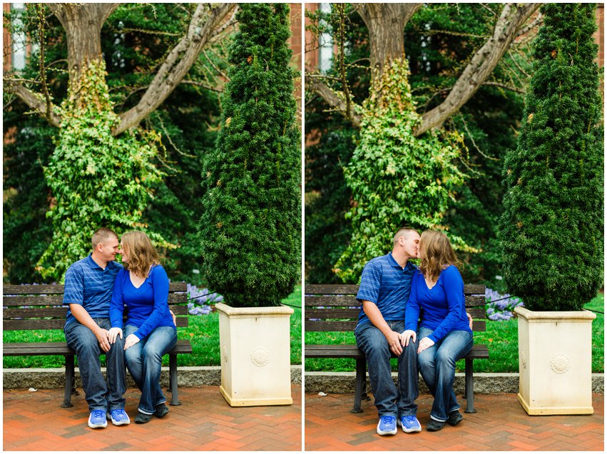 Virginia Photographer Washington DC Cherry Blossom Engagement Session Memorials National Mall Spring Engaged Couple Love