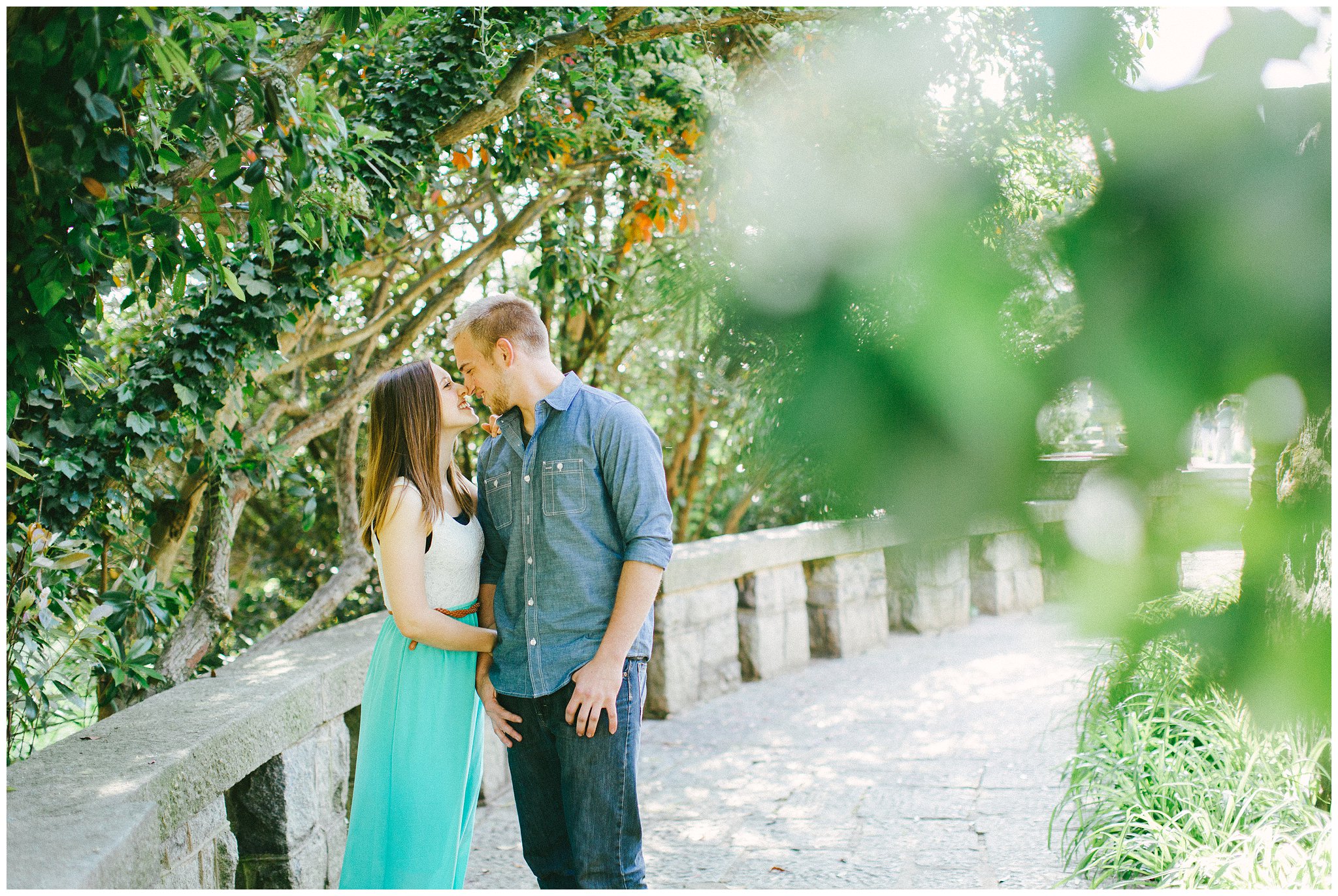 Maymont Richmond Engagement Session Engaged Couple Garden Park Gazebo Fairytale Love