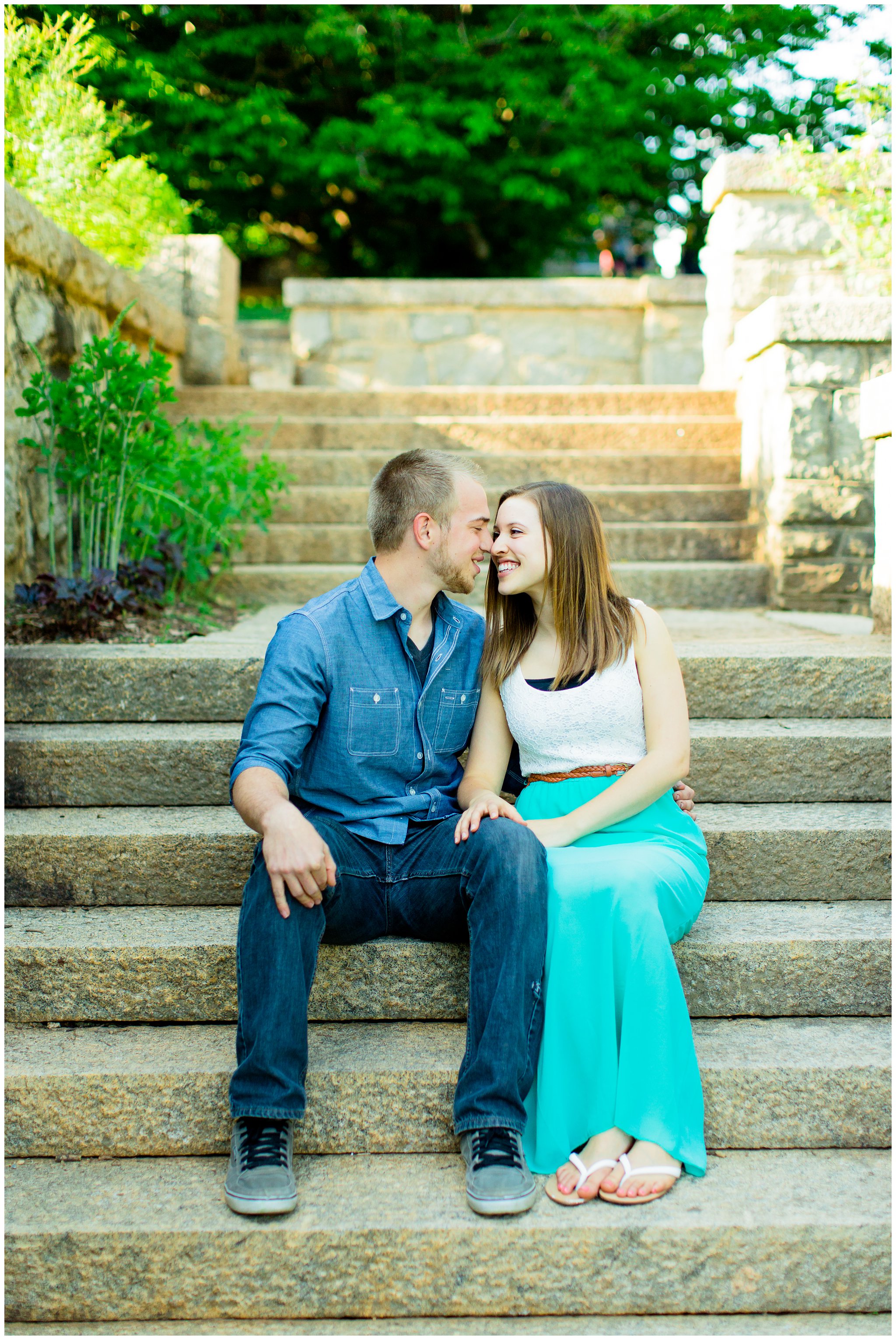 Maymont Richmond Engagement Session Engaged Couple Garden Park Gazebo Fairytale Love