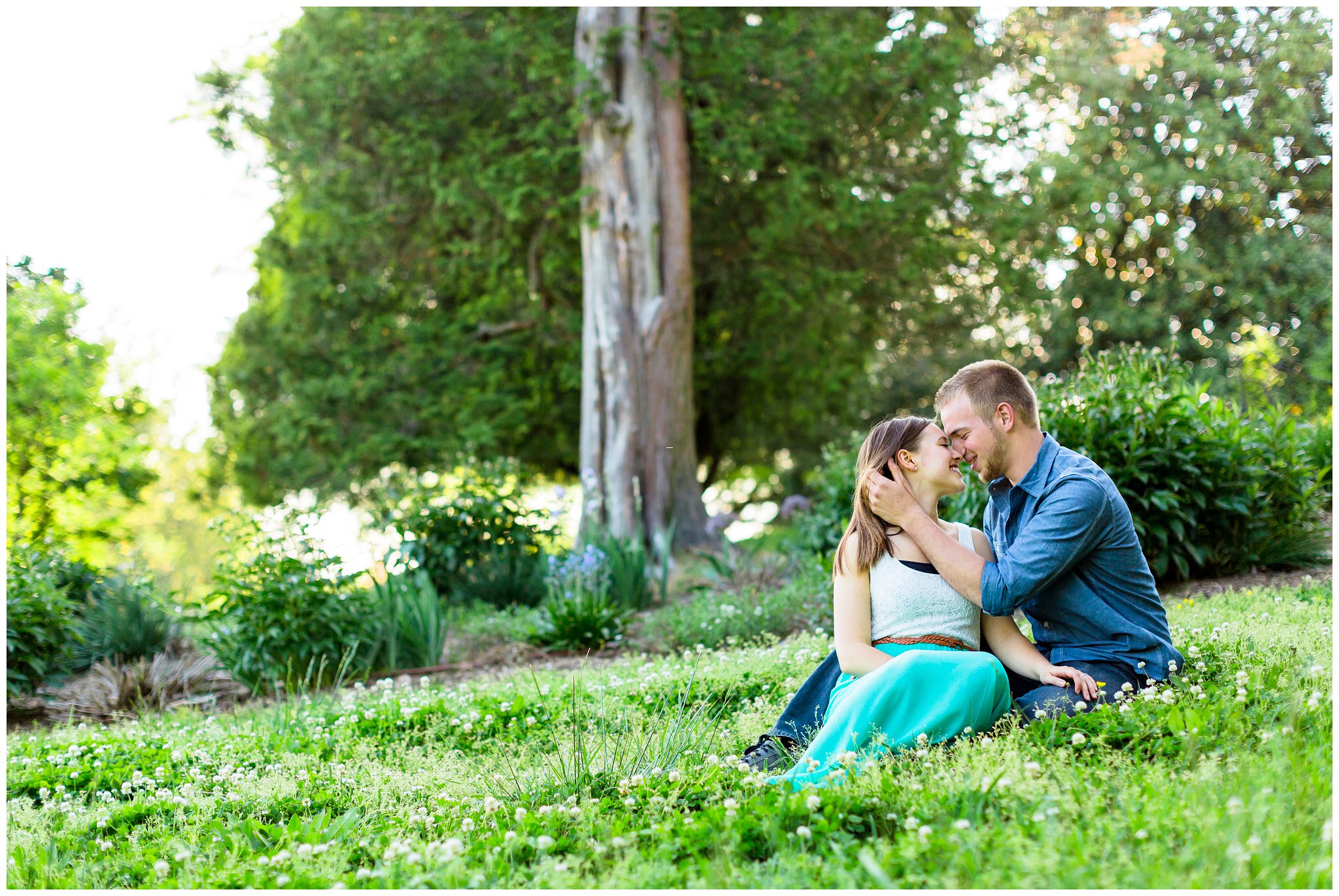 Maymont Richmond Engagement Session Engaged Couple Garden Park Gazebo Fairytale Love