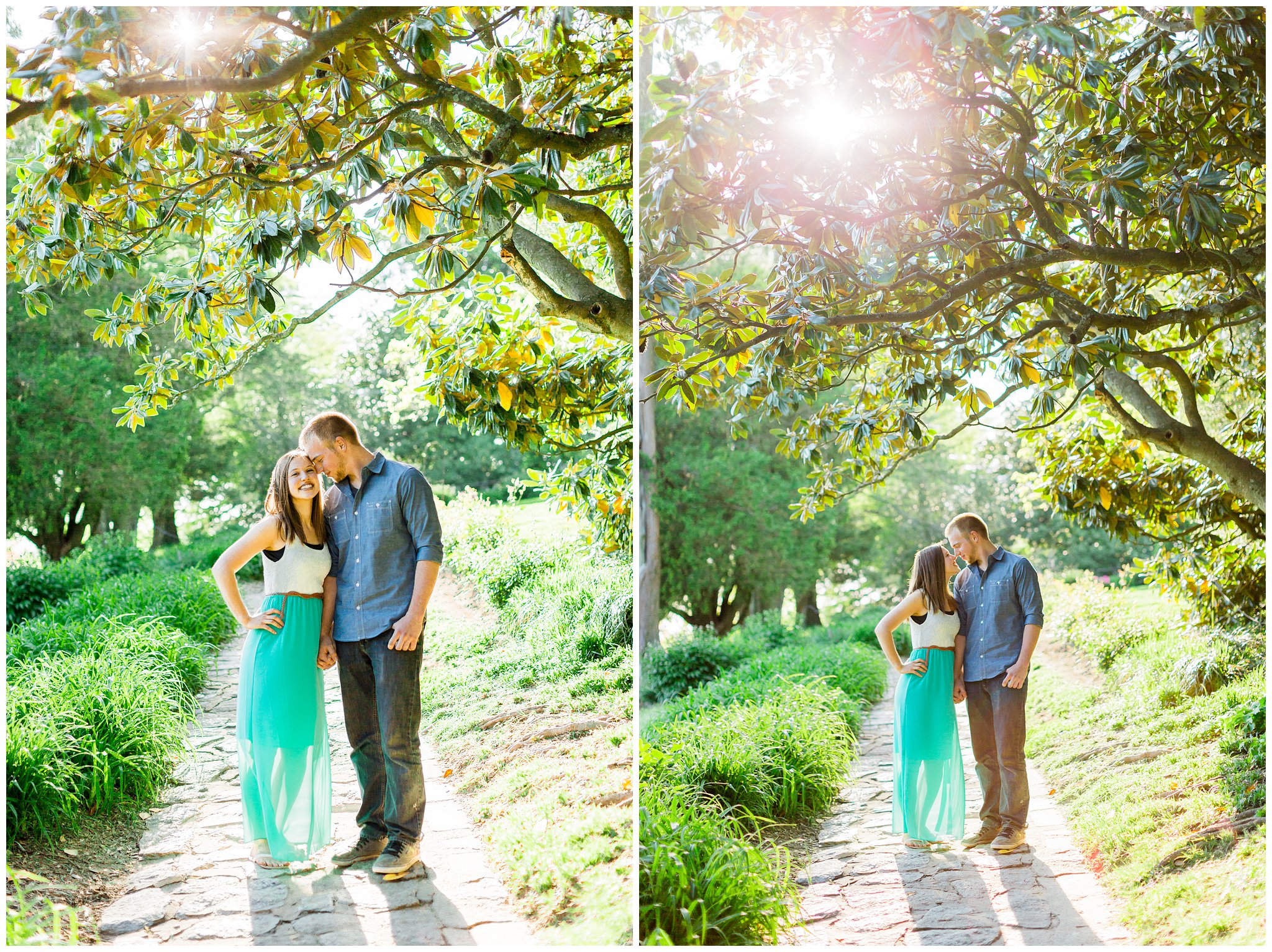 Maymont Richmond Engagement Session Engaged Couple Garden Park Gazebo Fairytale Love