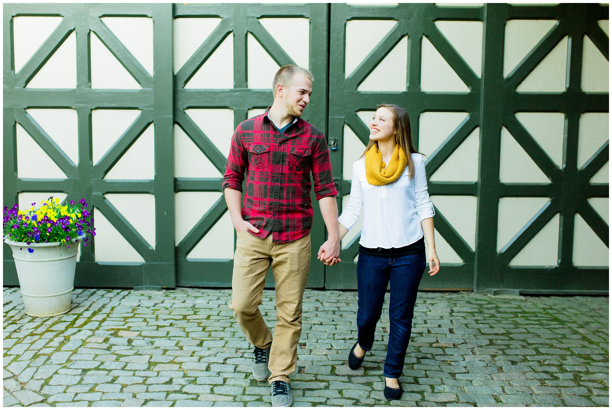 Maymont Richmond Engagement Session Engaged Couple Garden Park Gazebo Fairytale Love