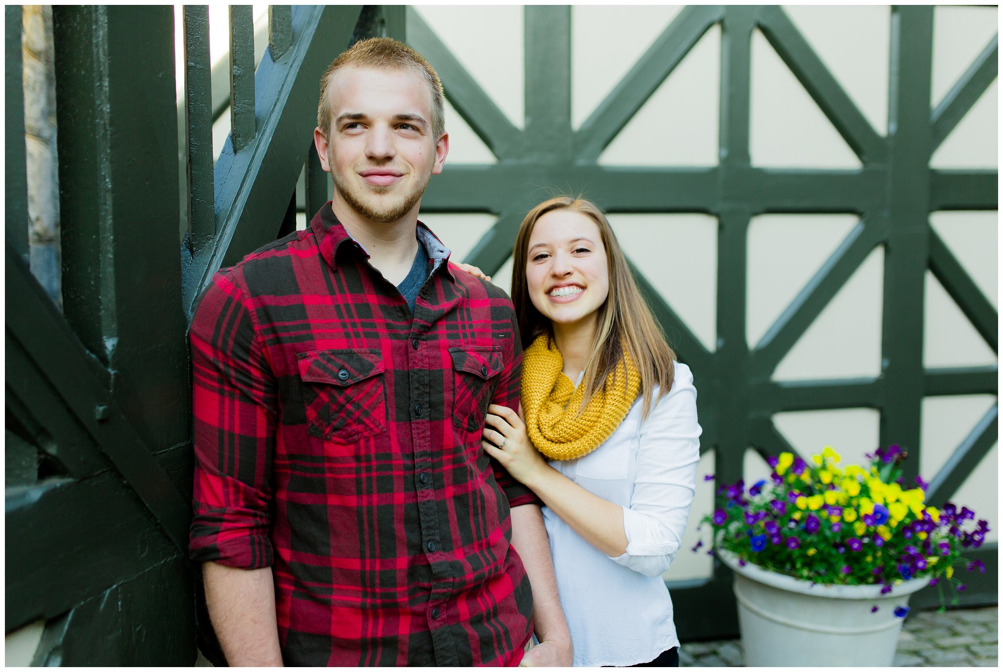 Maymont Richmond Engagement Session Engaged Couple Garden Park Gazebo Fairytale Love