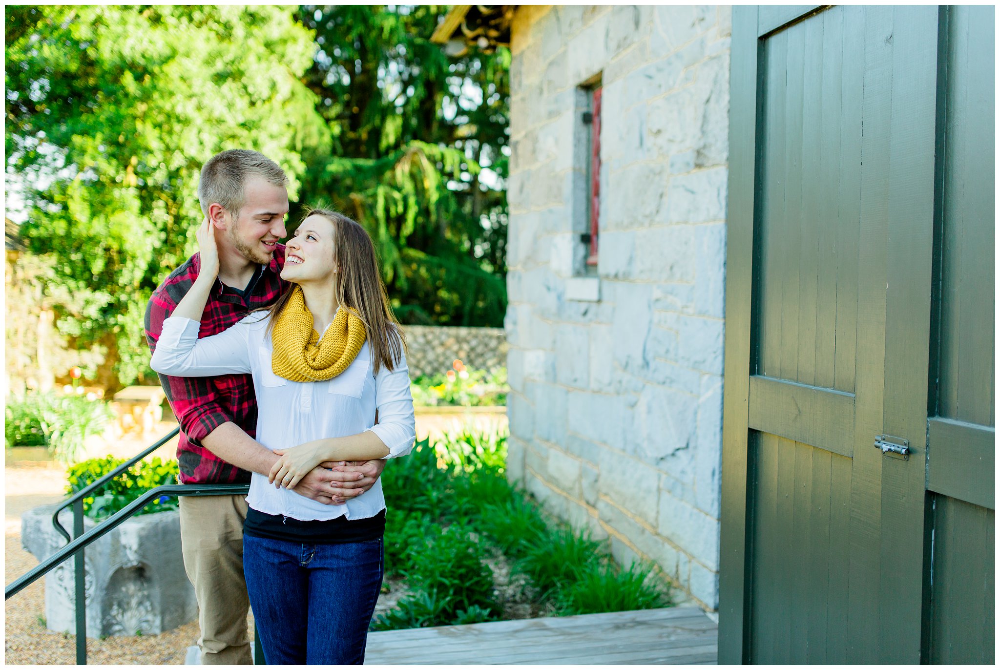 Maymont Richmond Engagement Session Engaged Couple Garden Park Gazebo Fairytale Love