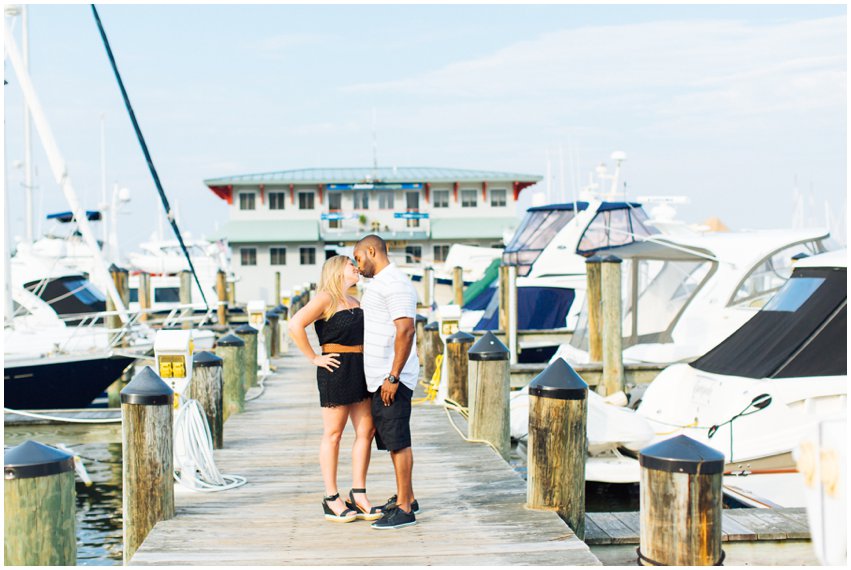 Annapolis Engagement Session Nautical Waterfront Boat Marina Shoot Photographer Virginia Maryland DC Megan Kelsey 