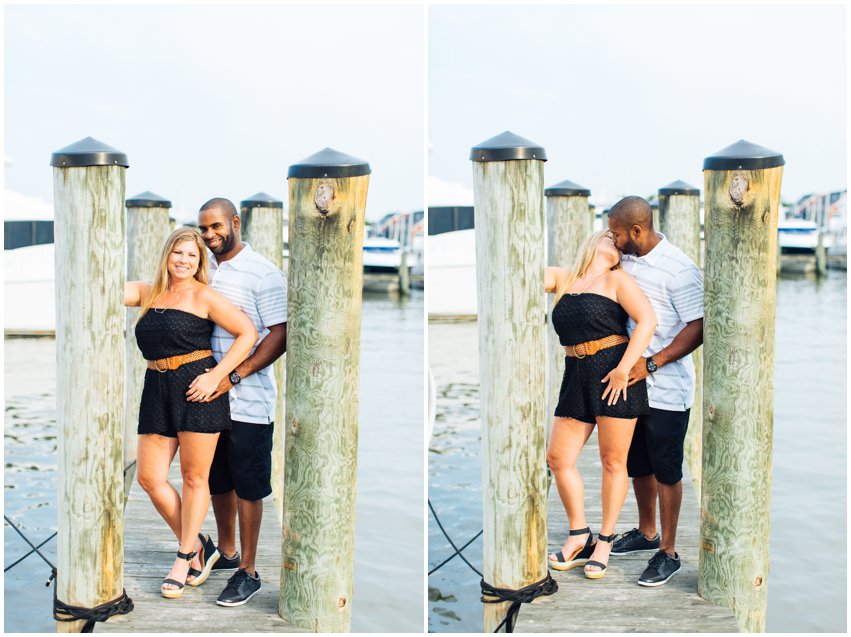 Annapolis Engagement Session Nautical Waterfront Boat Marina Shoot Photographer Virginia Maryland DC Megan Kelsey 