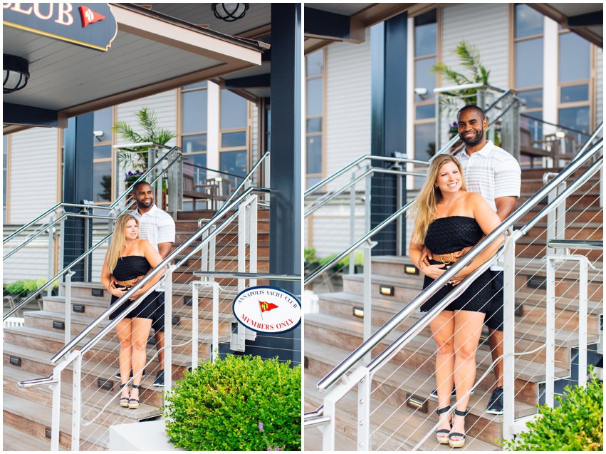 Annapolis Engagement Session Nautical Waterfront Boat Marina Shoot Photographer Virginia Maryland DC Megan Kelsey 