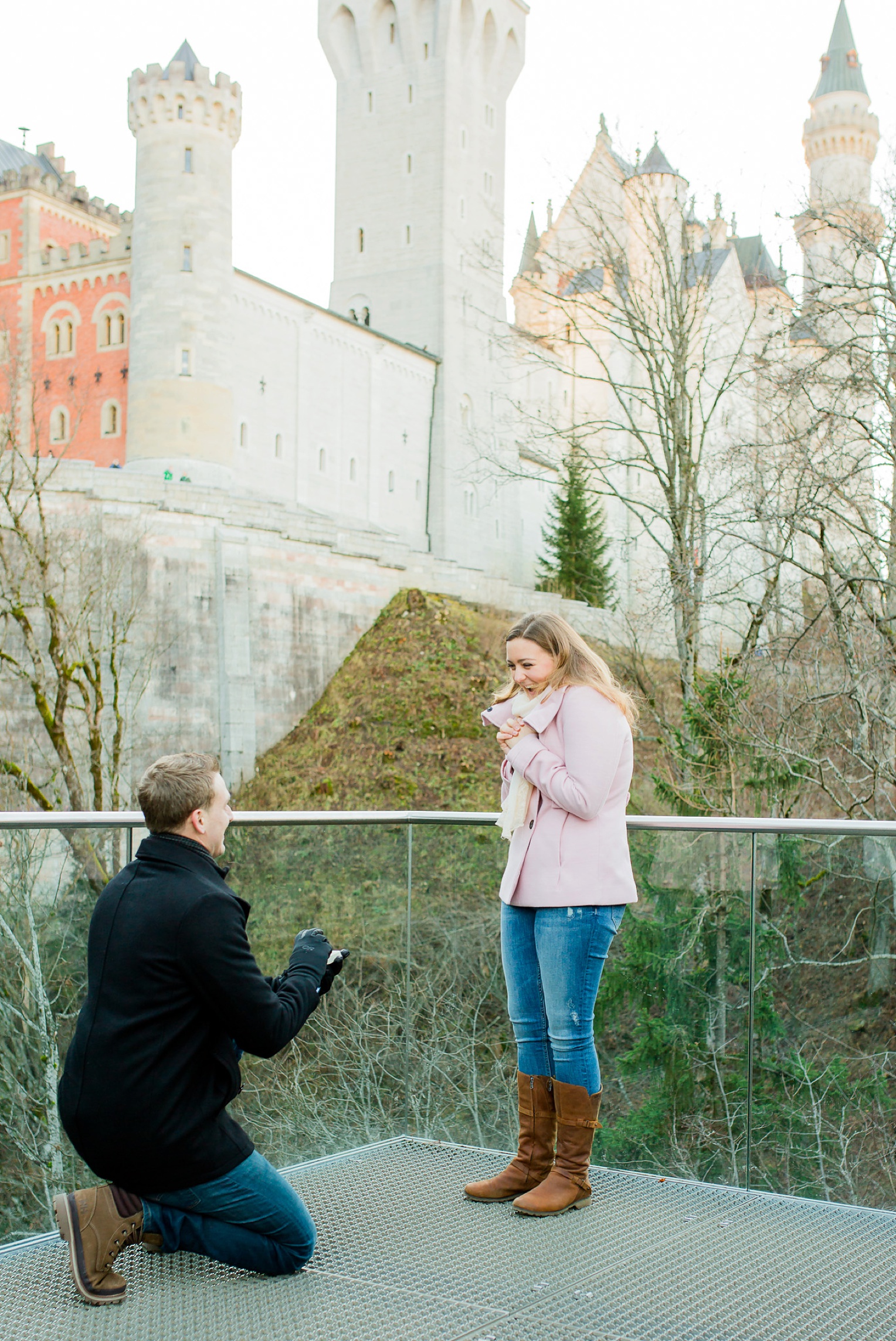 Neuschwanstein Castle Fairytale Proposal 