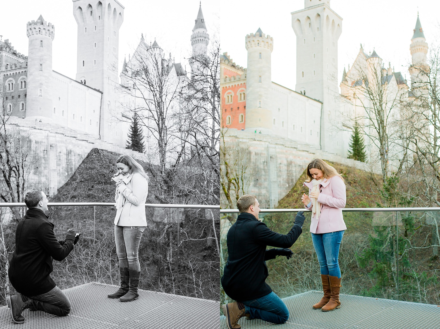 Neuschwanstein Castle Fairytale Proposal 