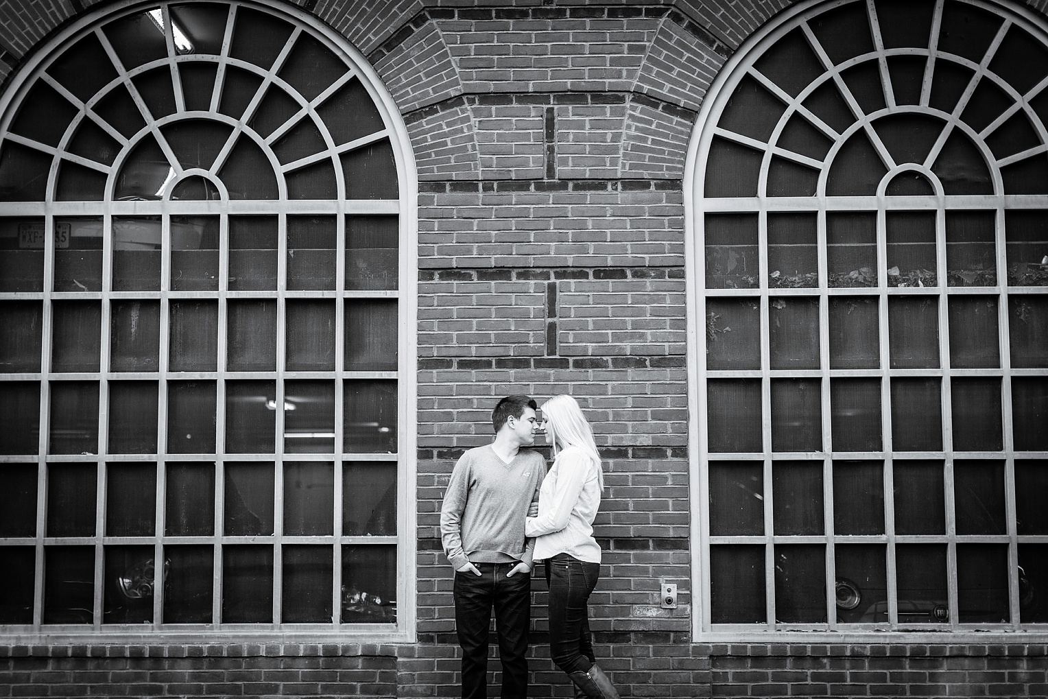 Old Town Alexandria Winter Engagement Photography