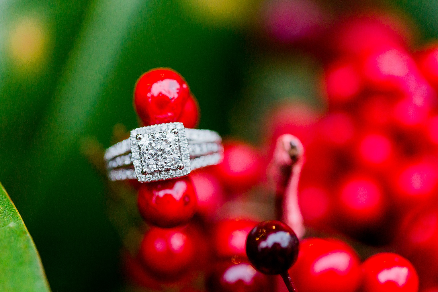 Old Town Alexandria Winter Engagement Photography