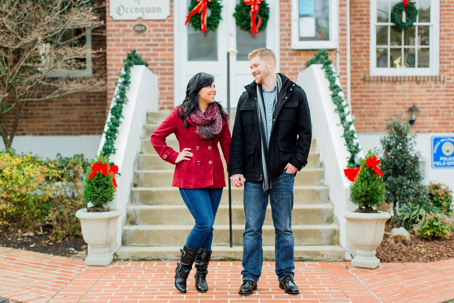 Historic Occoquan Virginia Winter Engagement Session 