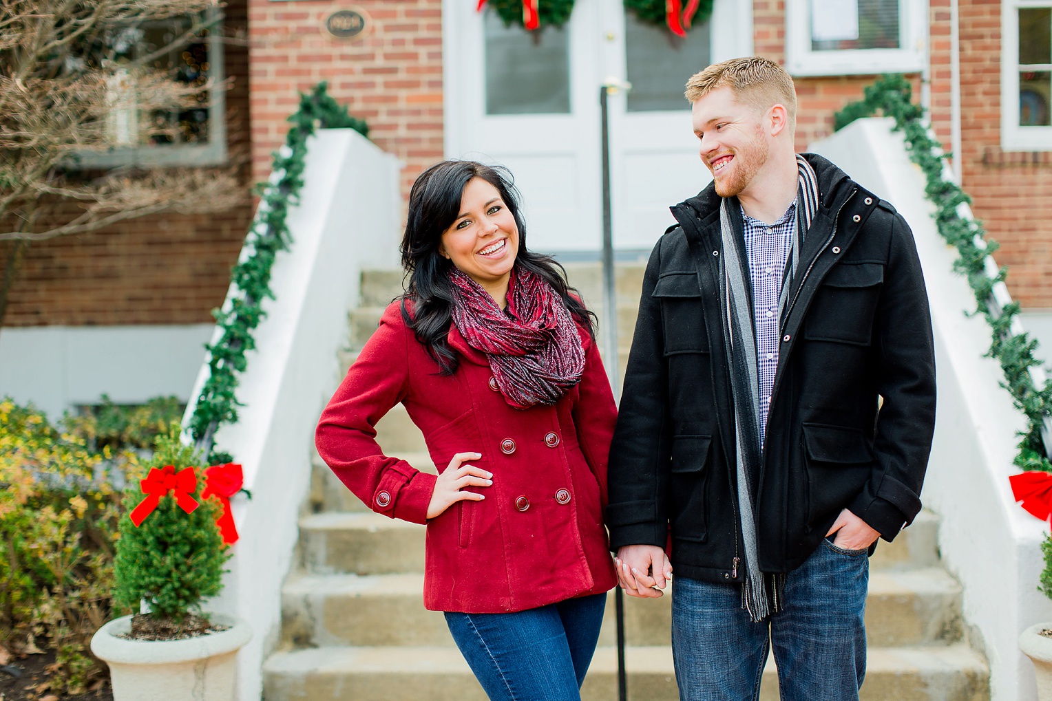 Historic Occoquan Virginia Winter Engagement Session 