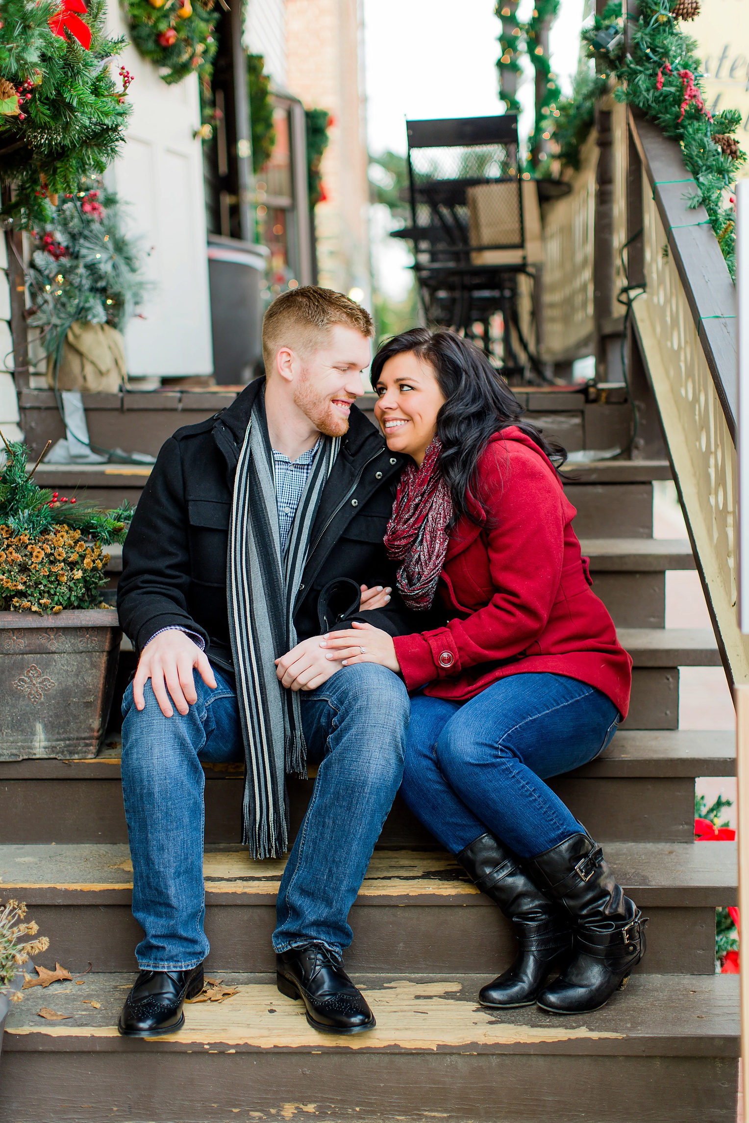 Historic Occoquan Virginia Winter Engagement Session 