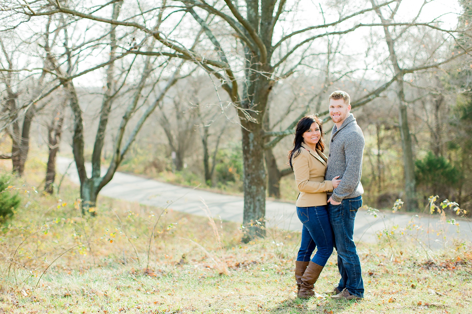 Historic Occoquan Virginia Winter Engagement Session 