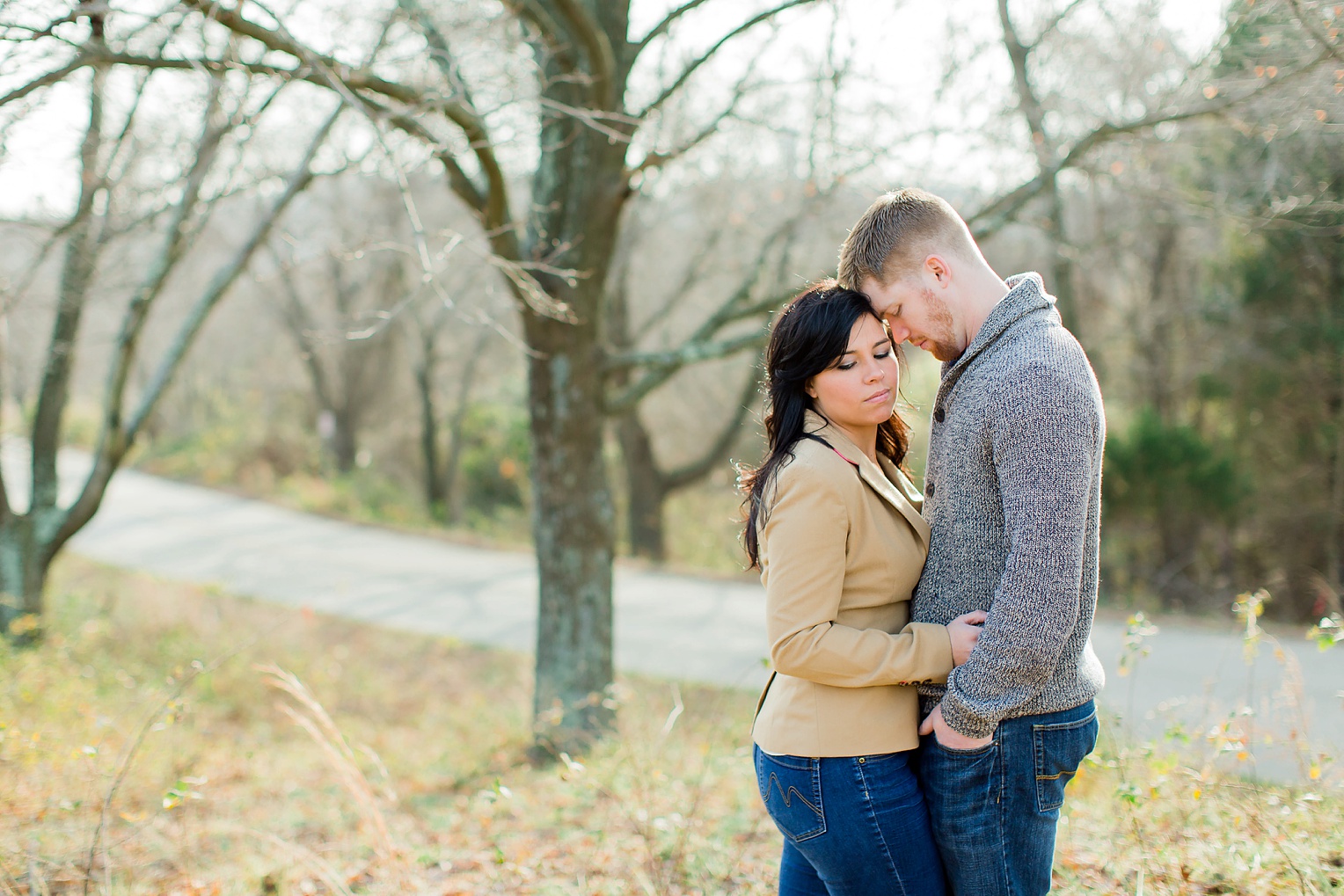 Historic Occoquan Virginia Winter Engagement Session 