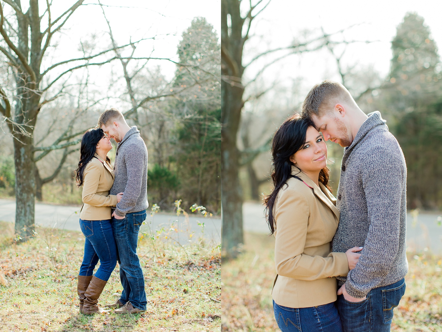 Historic Occoquan Virginia Winter Engagement Session 