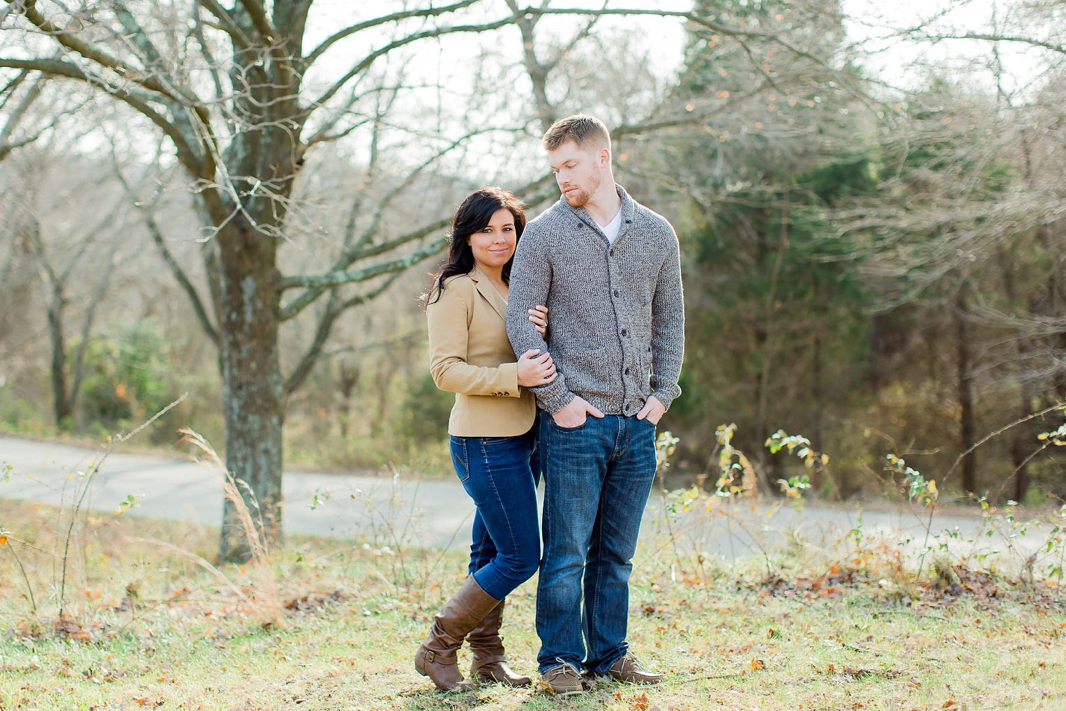 Historic Occoquan Virginia Winter Engagement Session 