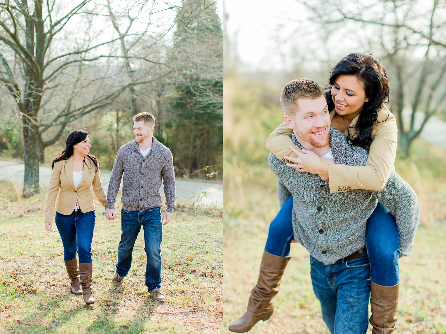 Historic Occoquan Virginia Winter Engagement Session 