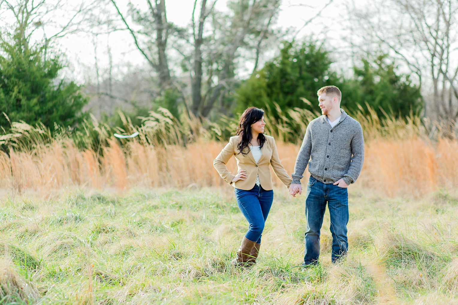 Historic Occoquan Virginia Winter Engagement Session 