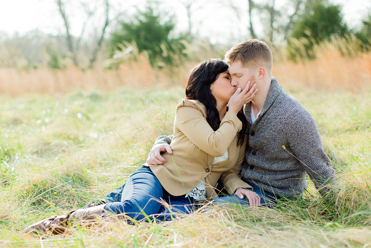 Historic Occoquan Virginia Winter Engagement Session 