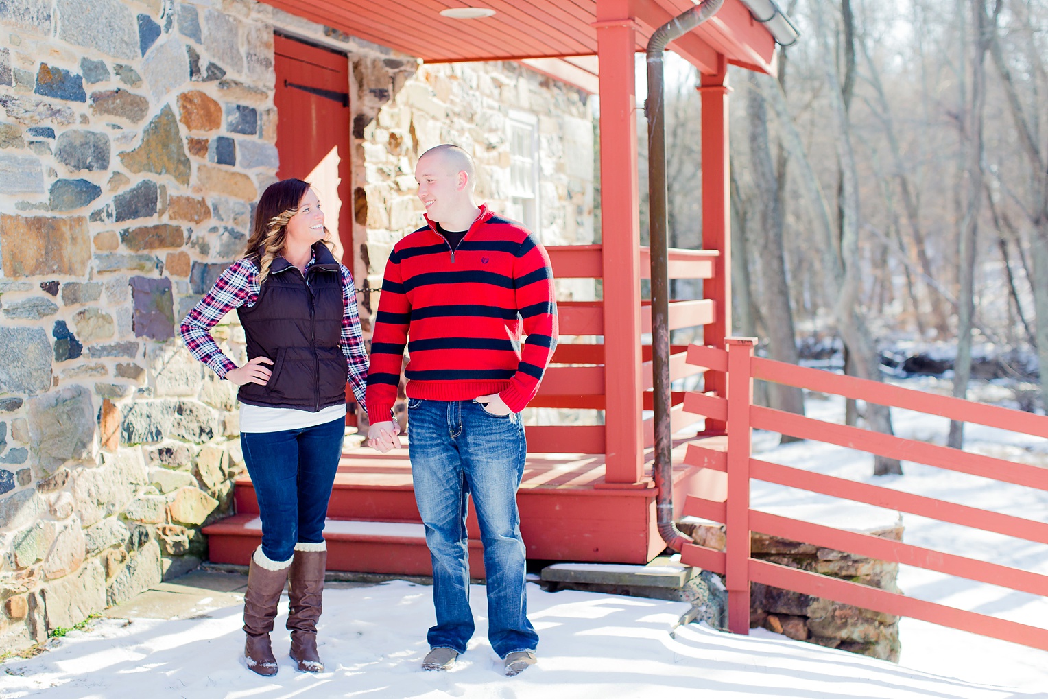 Jerusalem Mill Engagement Session Abingdon Wedding Photographer