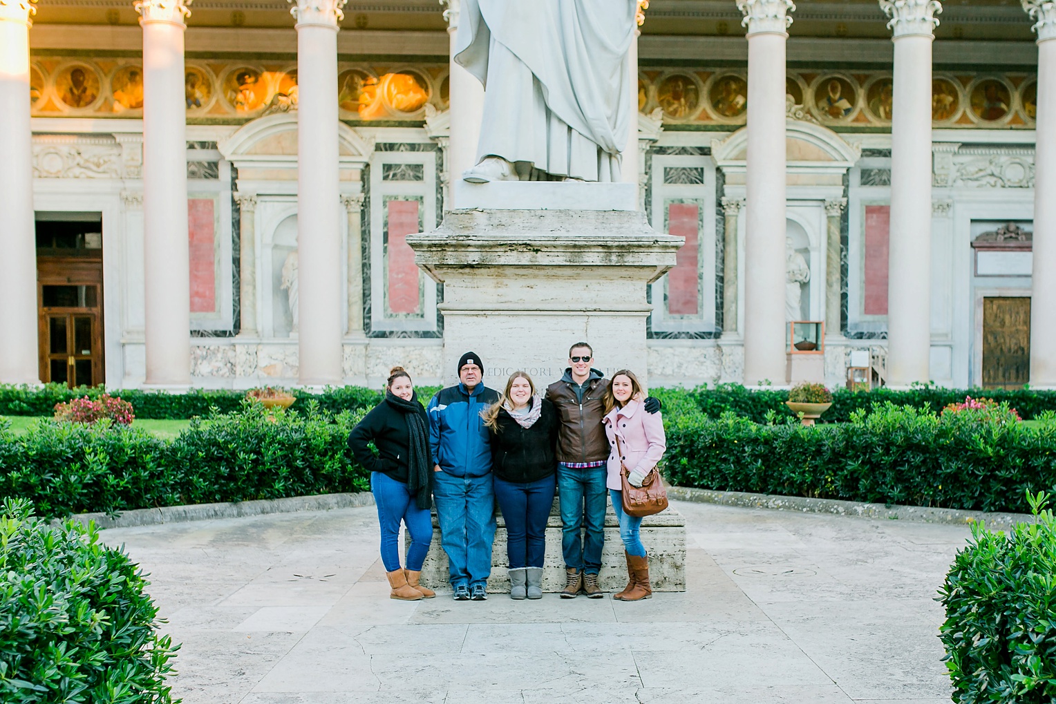 Megan Kelsey Photography Christmas in Europe Vatican City Trevi Fountain Paul's Outside the Walls Rome Italy