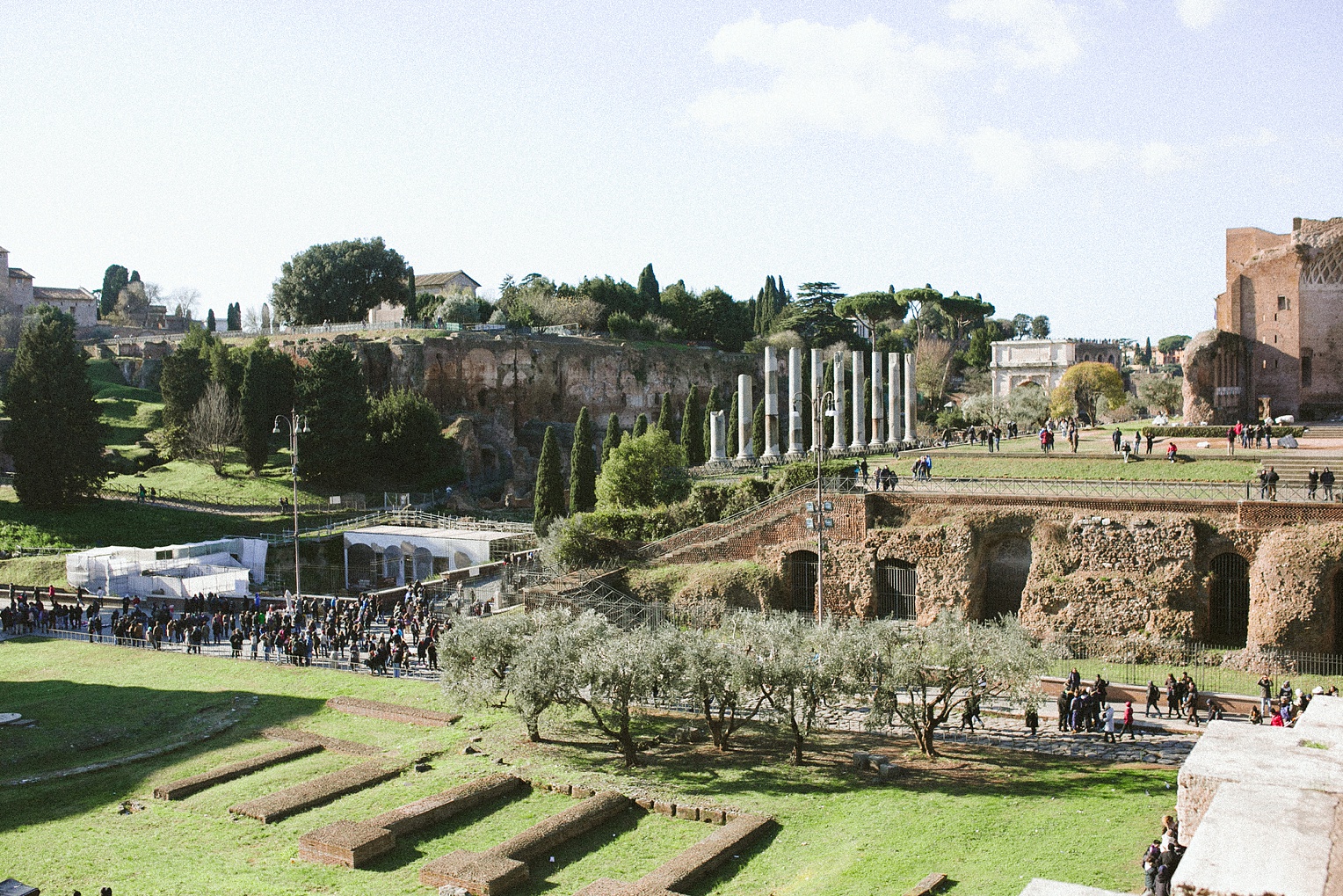 Christmas in Europe Roman Forum Colosseum Palatino