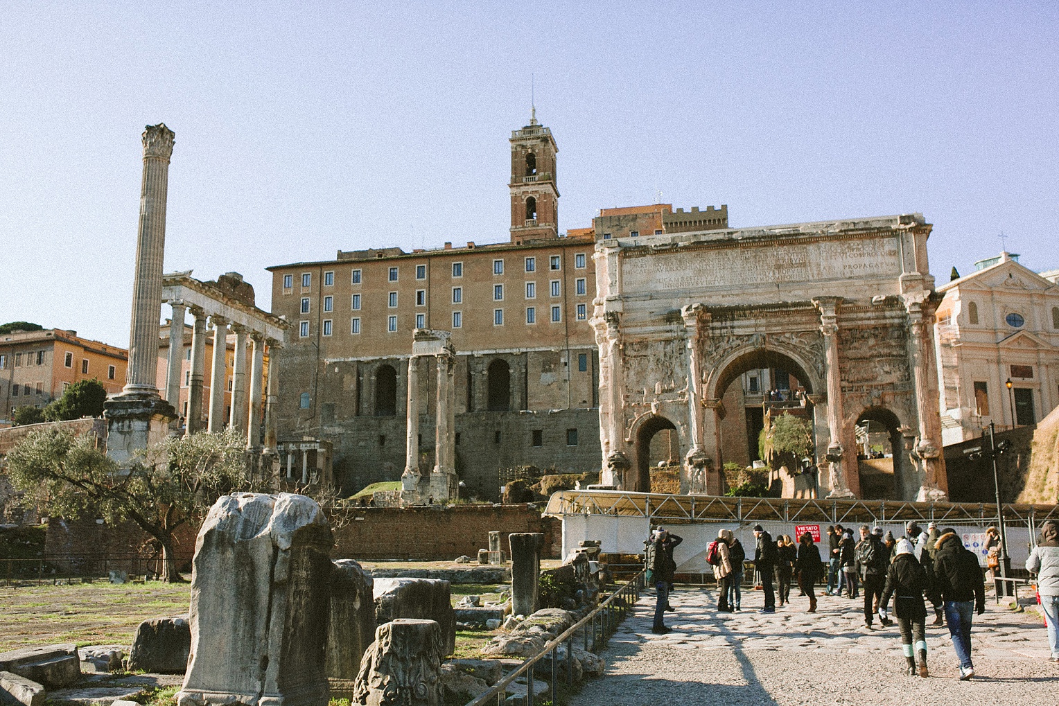 Christmas in Europe Roman Forum Colosseum Palatino