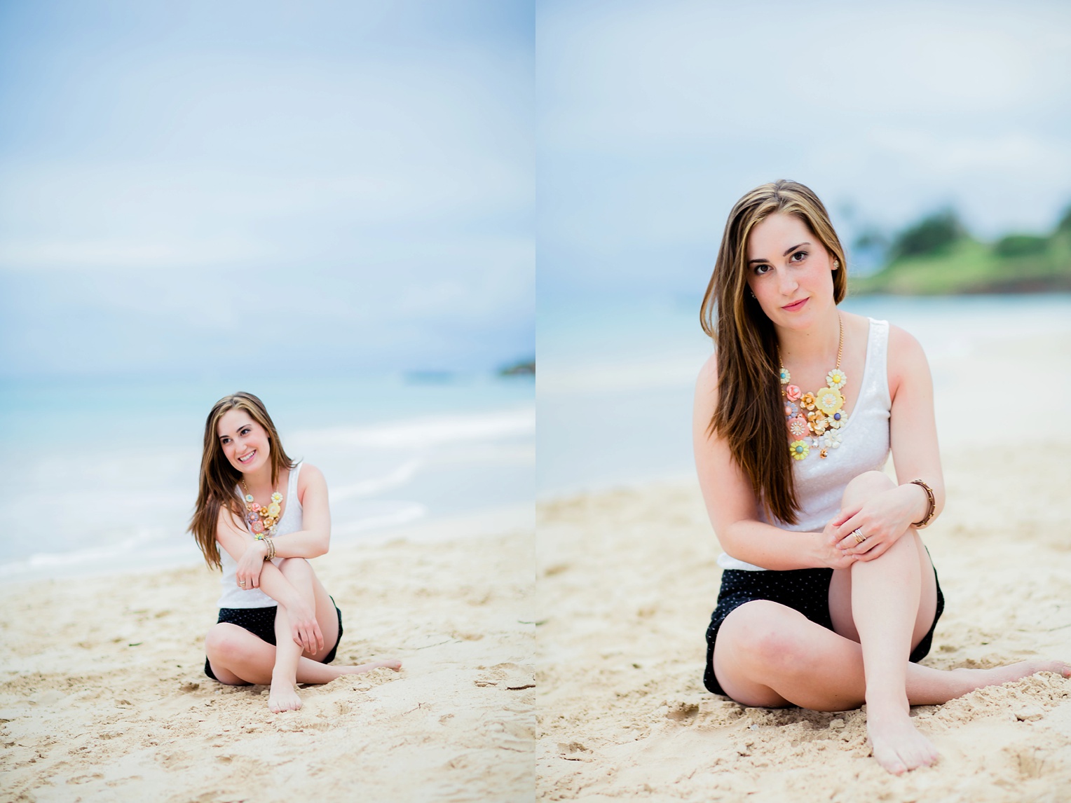 Lanikai Beach Sunset Portraits Oahu Portrait Photographer