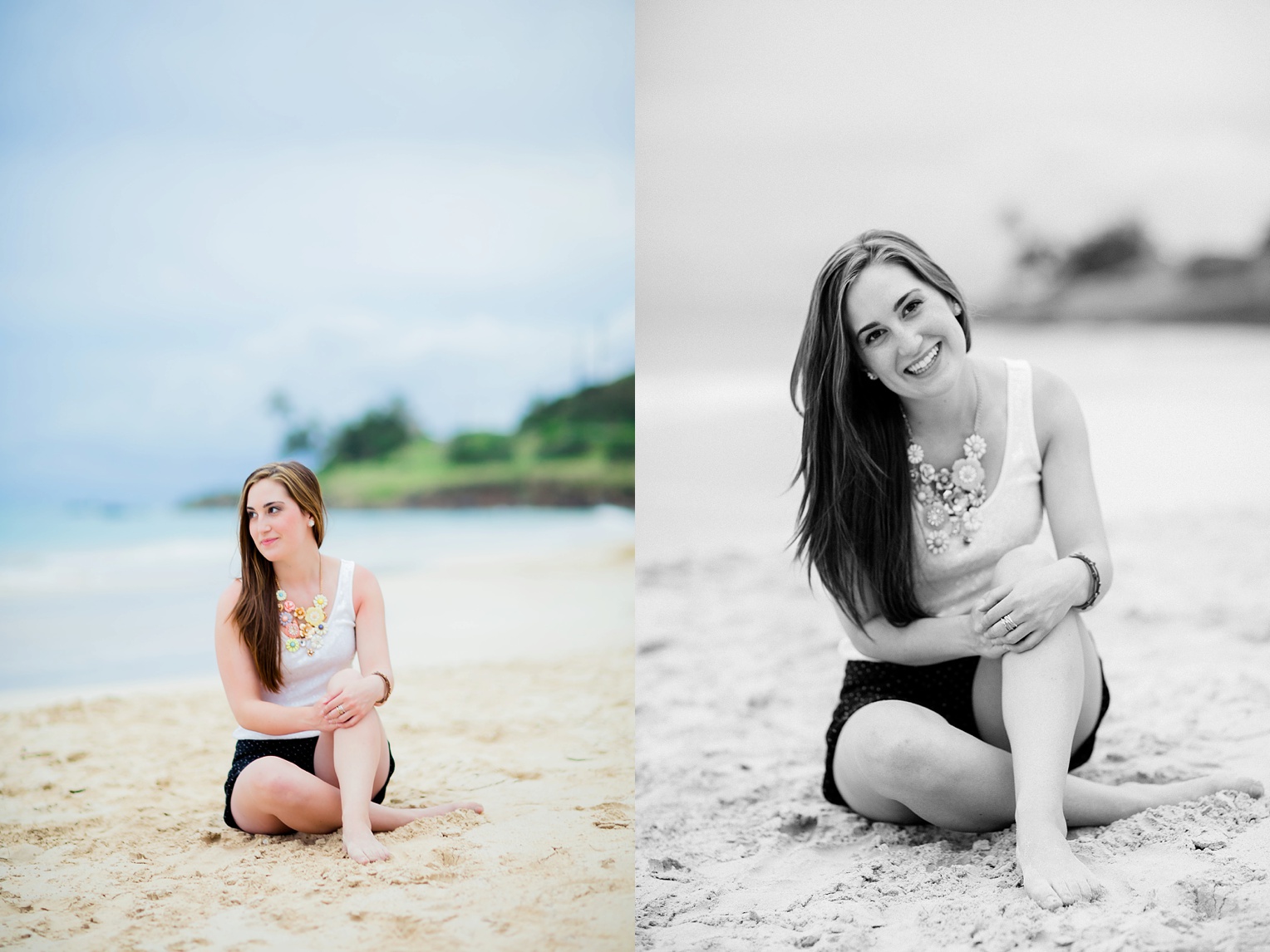 Lanikai Beach Sunset Portraits Oahu Portrait Photographer