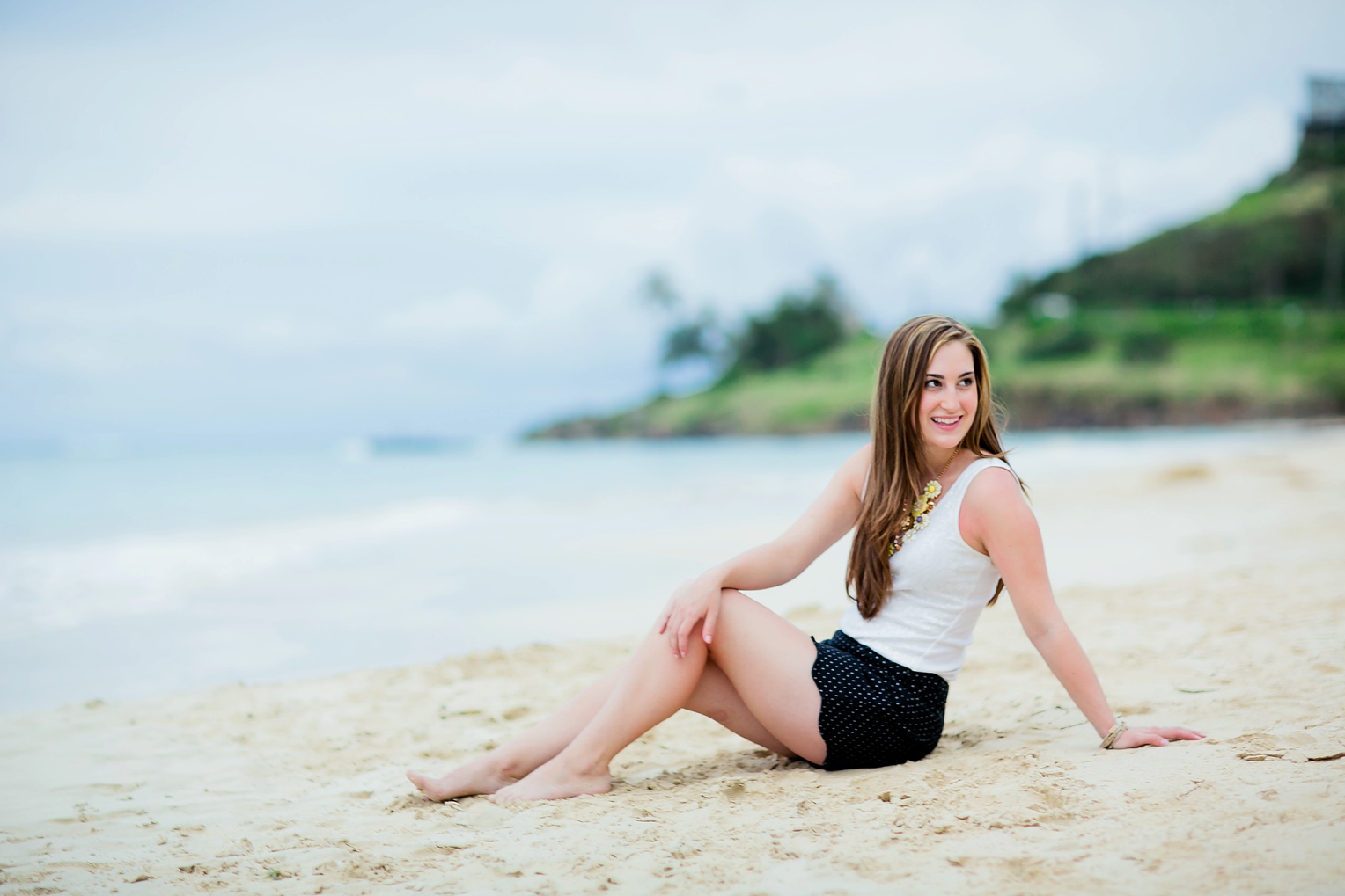 Lanikai Beach Sunset Portraits Oahu Portrait Photographer