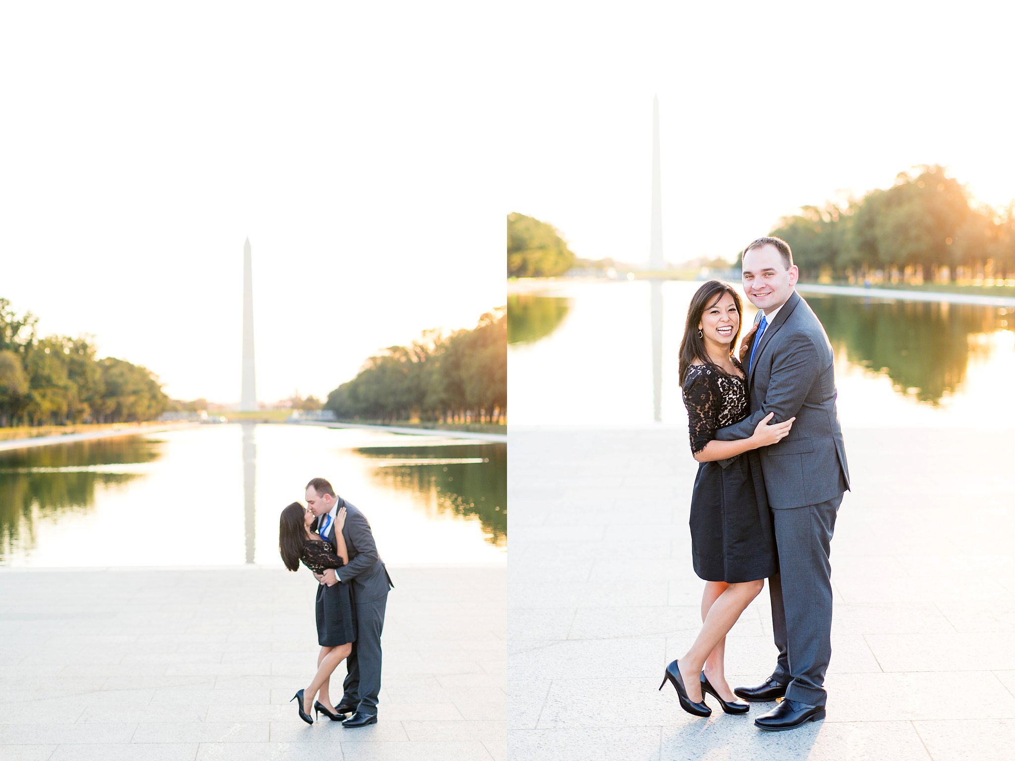 Washington DC Anniversary Photographer Lincoln Memorial Sunrise Shoot Angela & Dan-18.jpg