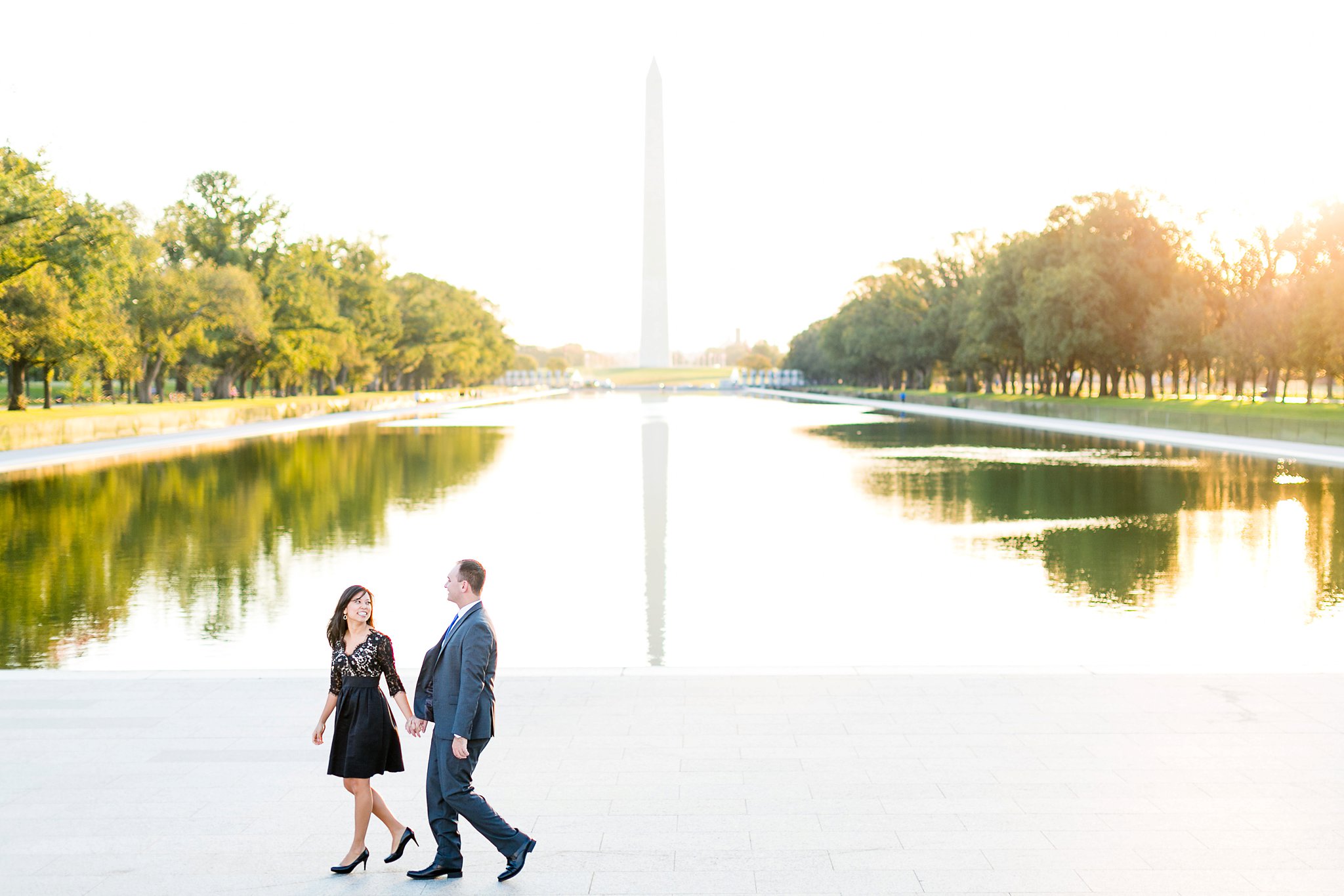 Washington DC Anniversary Photographer Lincoln Memorial Sunrise Shoot Angela & Dan-26.jpg