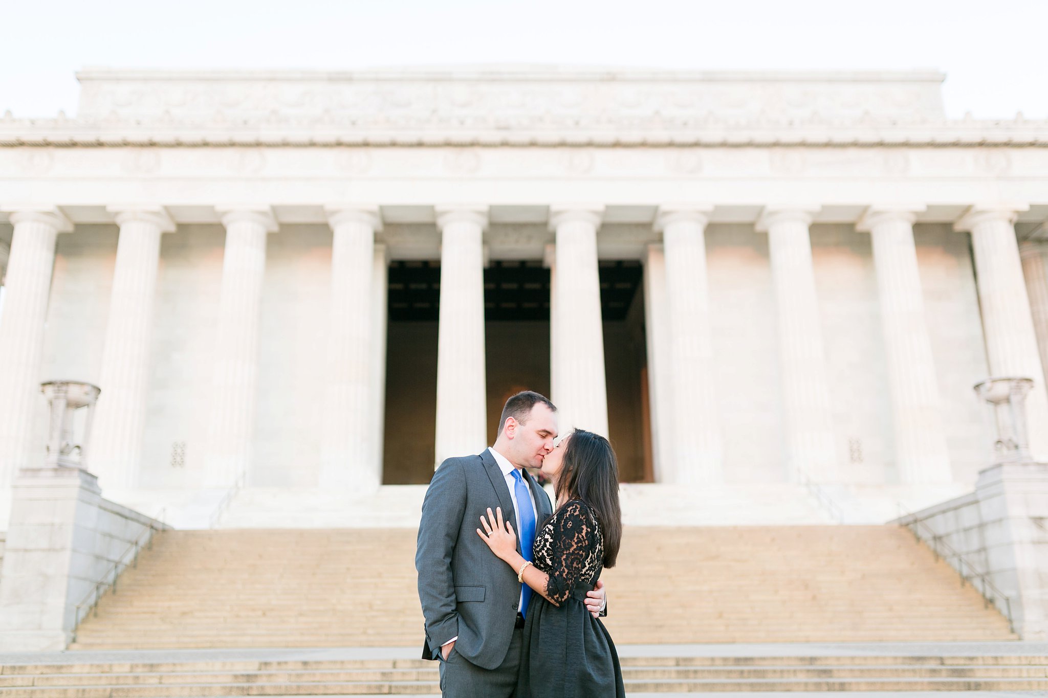 Washington DC Anniversary Photographer Lincoln Memorial Sunrise Shoot Angela & Dan-4.jpg