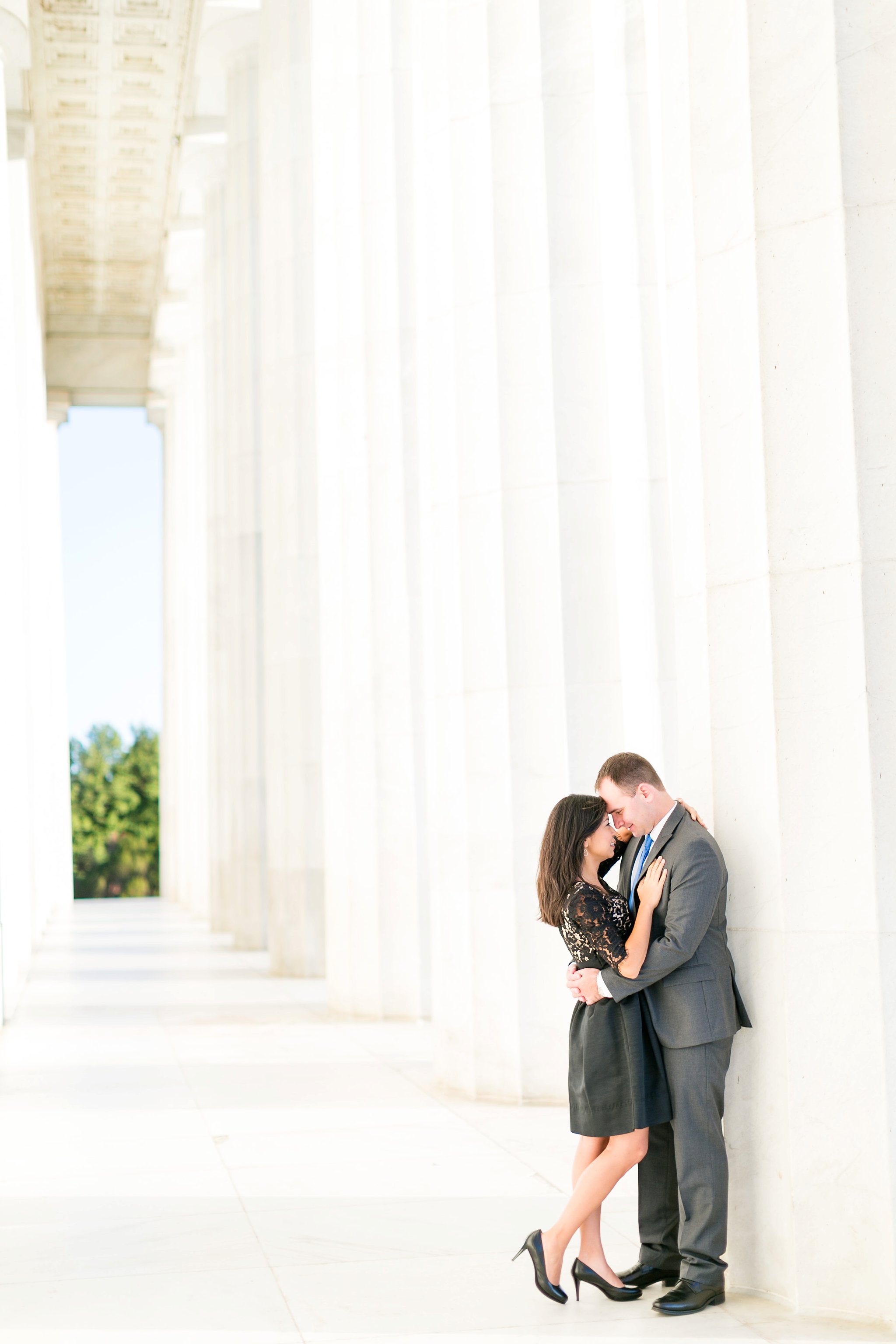 Washington DC Anniversary Photographer Lincoln Memorial Sunrise Shoot Angela & Dan-45.jpg