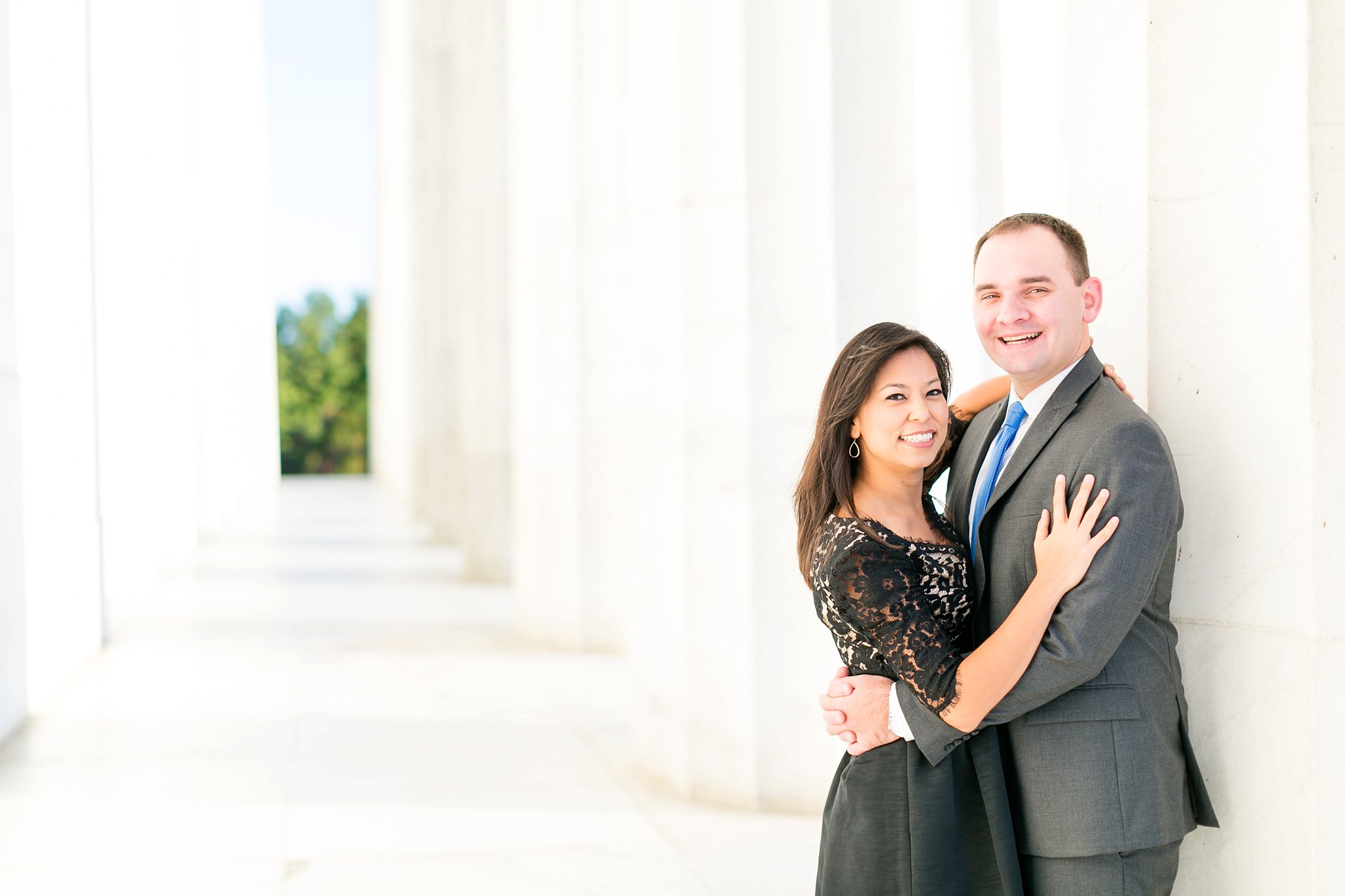 Washington DC Anniversary Photographer Lincoln Memorial Sunrise Shoot Angela & Dan-47.jpg