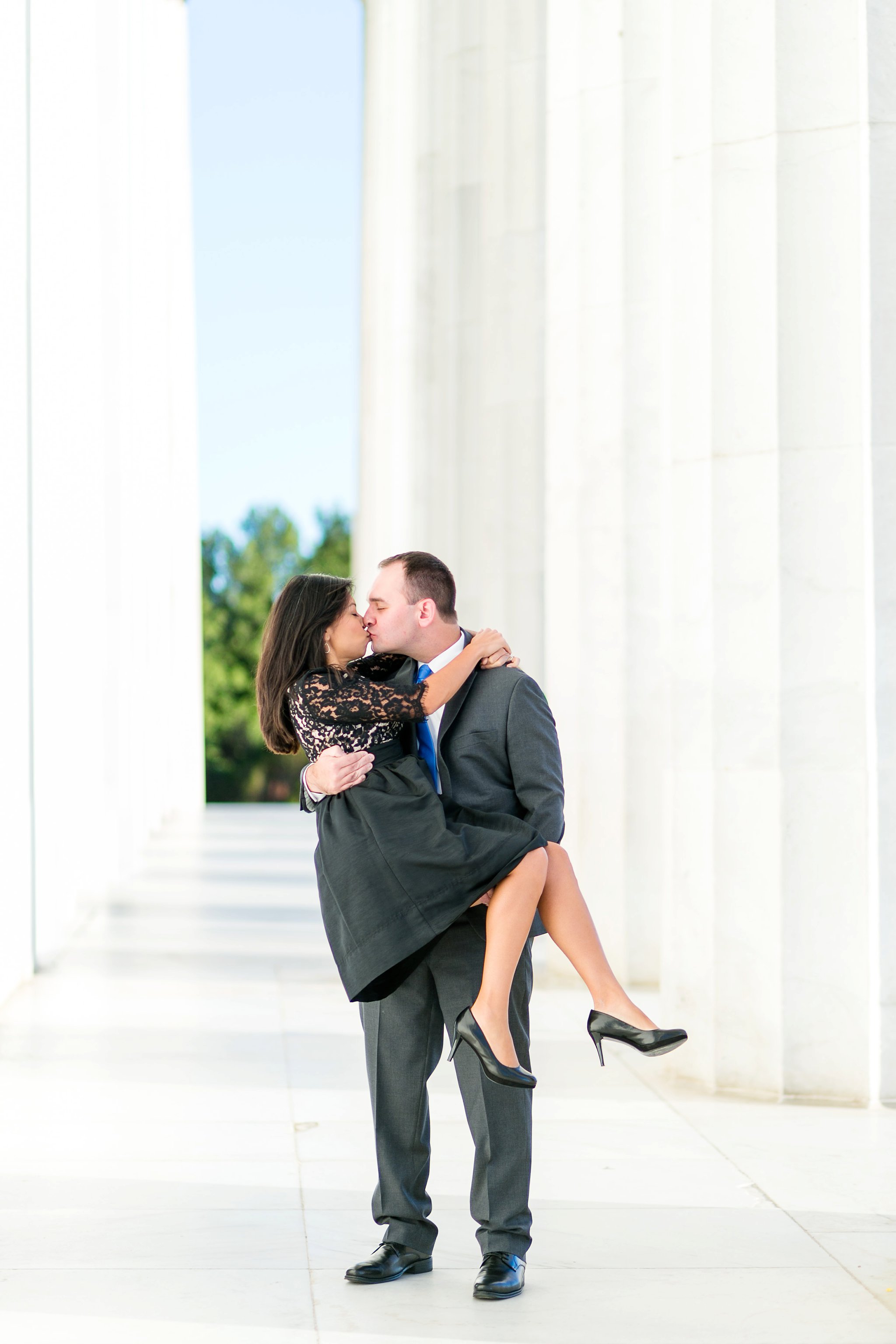 Washington DC Anniversary Photographer Lincoln Memorial Sunrise Shoot Angela & Dan-62.jpg