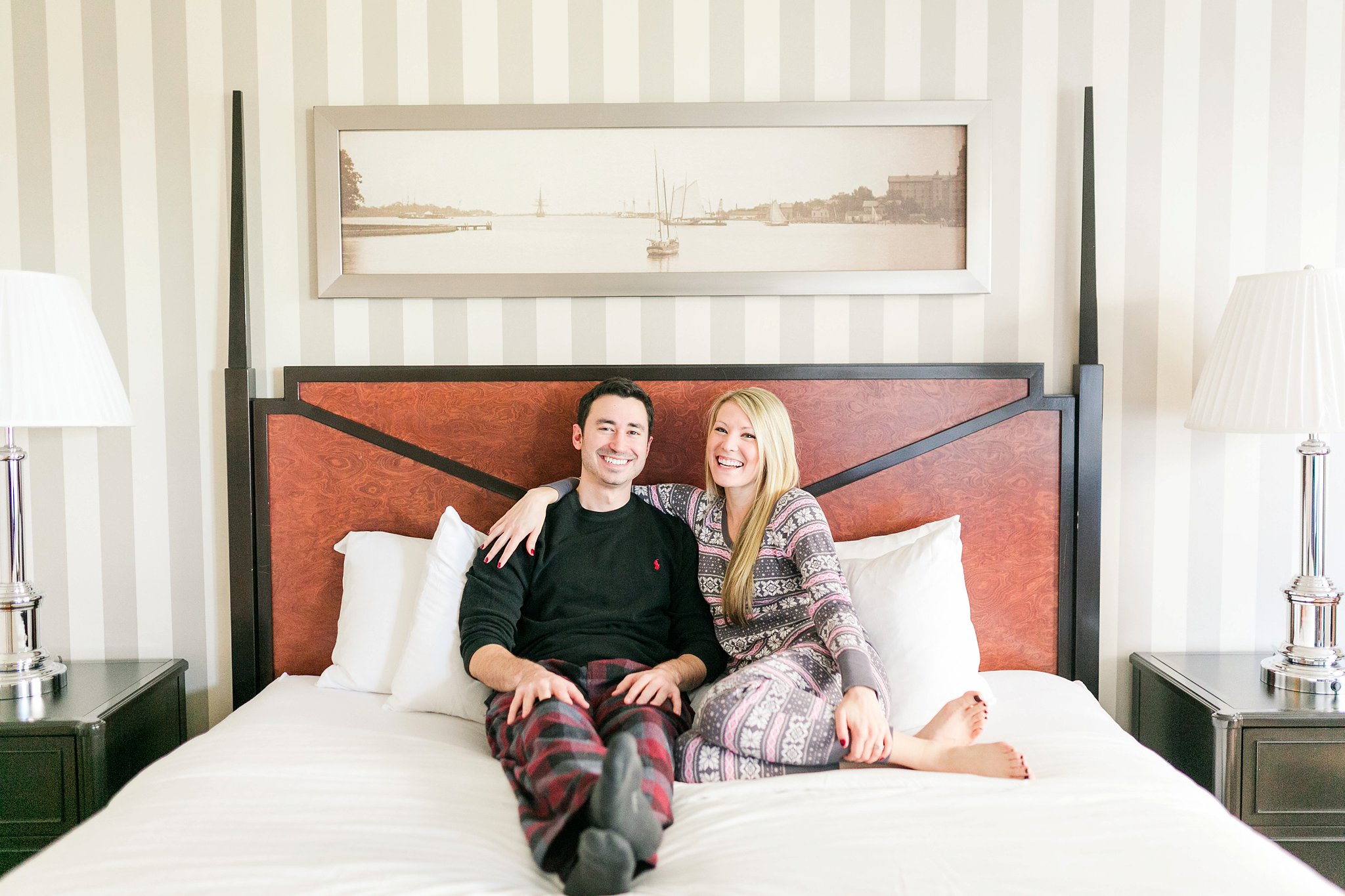 National Harbor Engagement Photos Gaylord Christmas Engagement Session Megan Kelsey Photography Heather & Matt