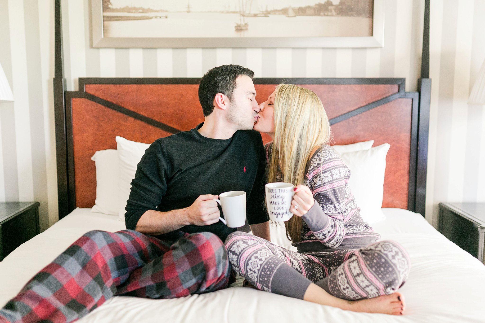 National Harbor Engagement Photos Gaylord Christmas Engagement Session Megan Kelsey Photography Heather & Matt