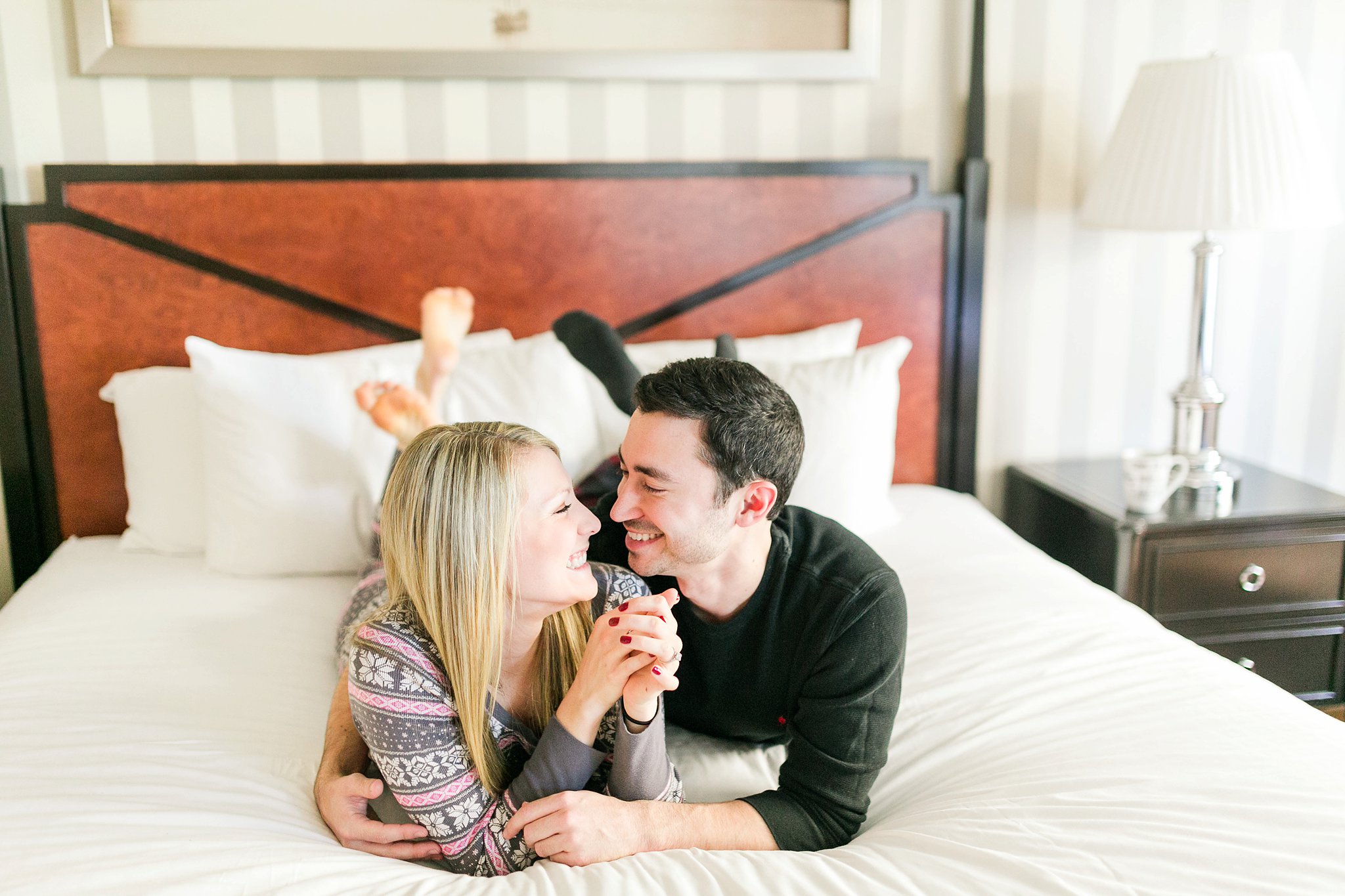 National Harbor Engagement Photos Gaylord Christmas Engagement Session Megan Kelsey Photography Heather & Matt