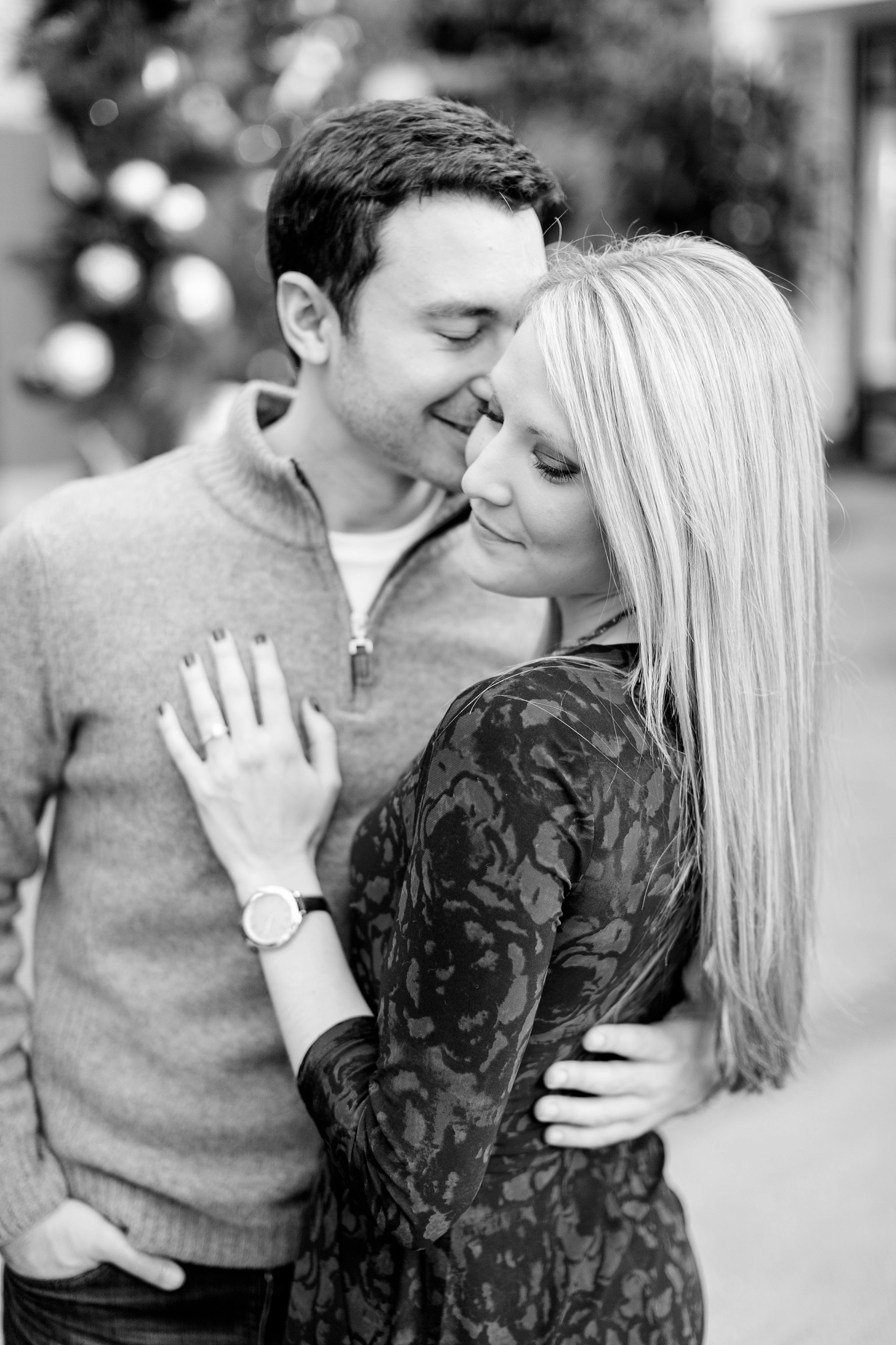 National Harbor Engagement Photos Gaylord Christmas Engagement Session Megan Kelsey Photography Heather & Matt