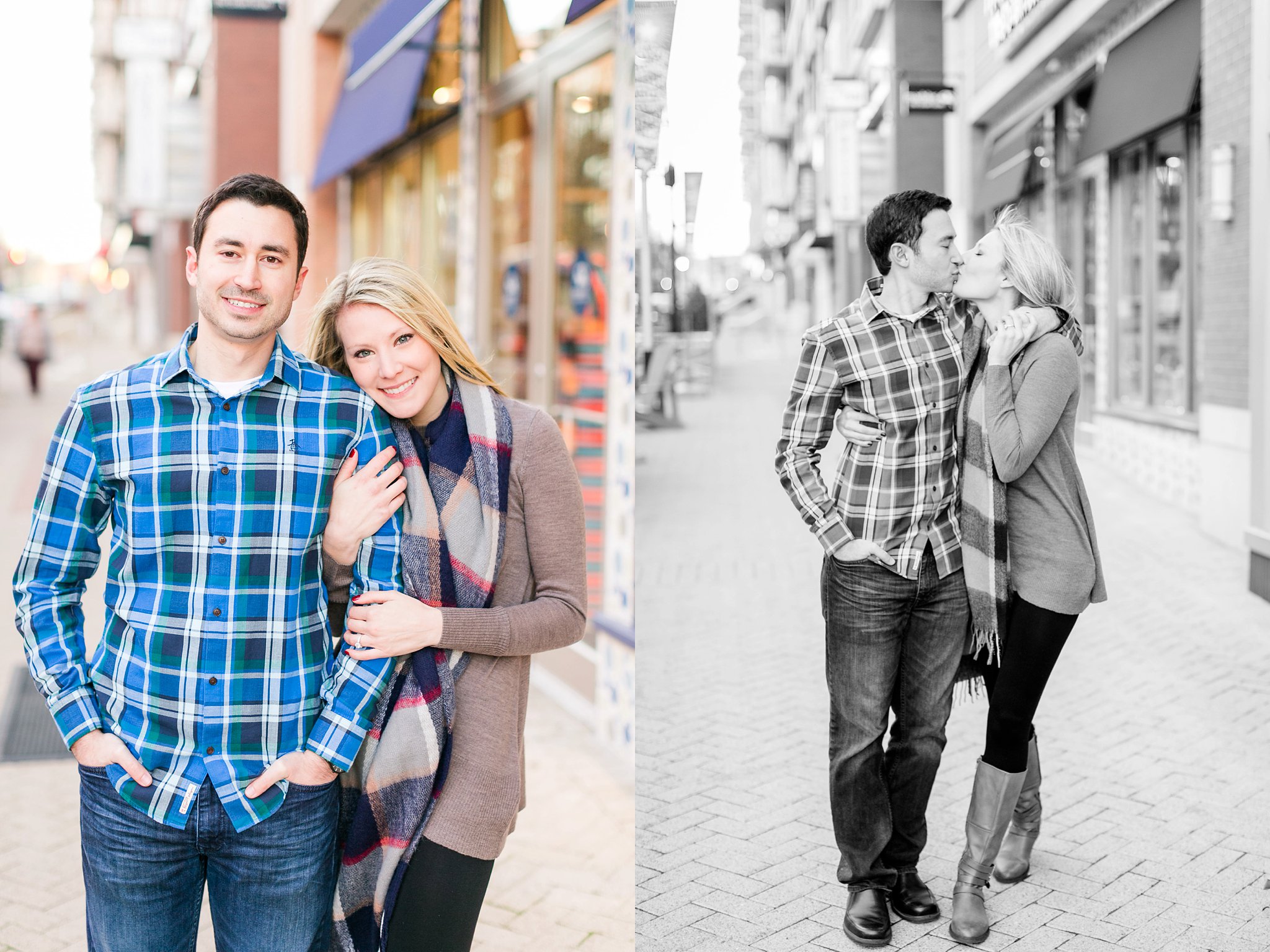 National Harbor Engagement Photos Gaylord Christmas Engagement Session Megan Kelsey Photography Heather & Matt